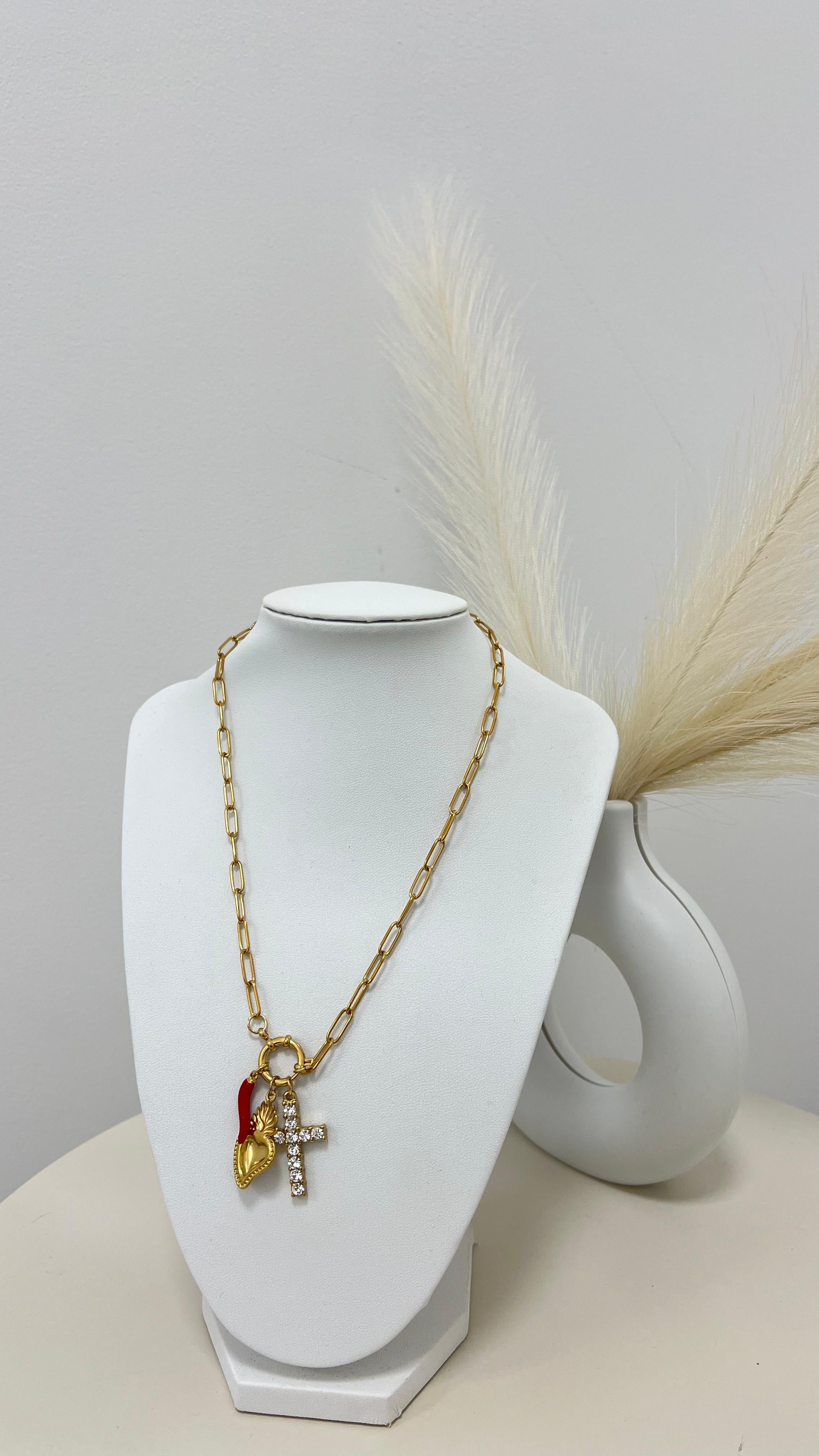 Collana Multicharmes Gold