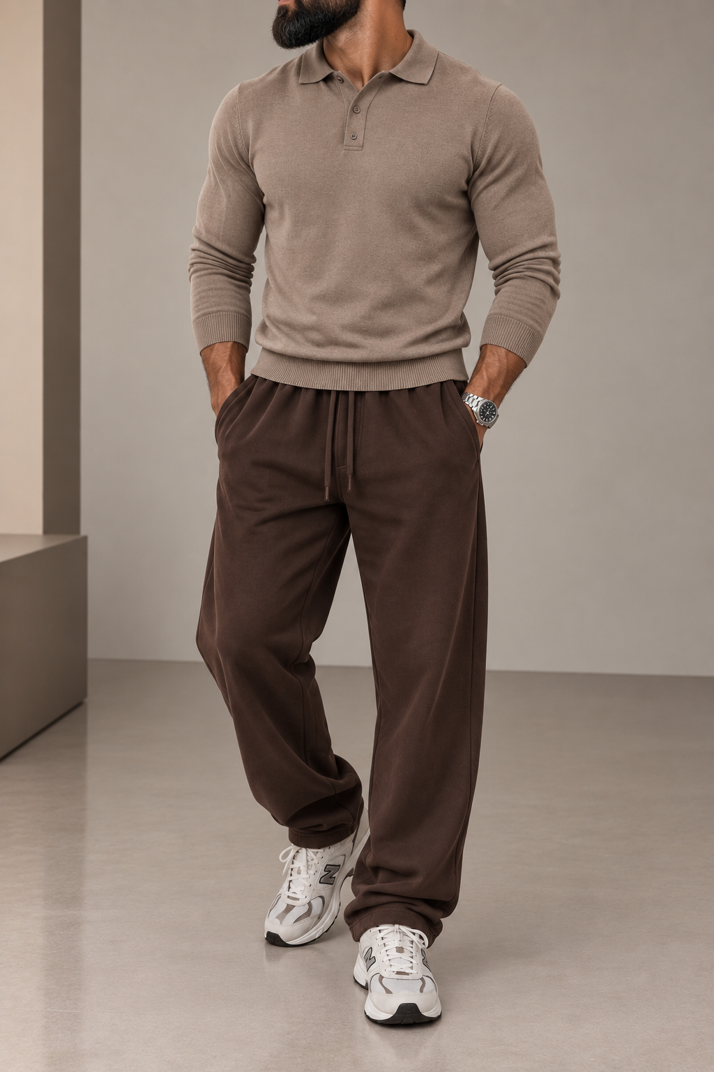 Pantalone in Felpa Choco