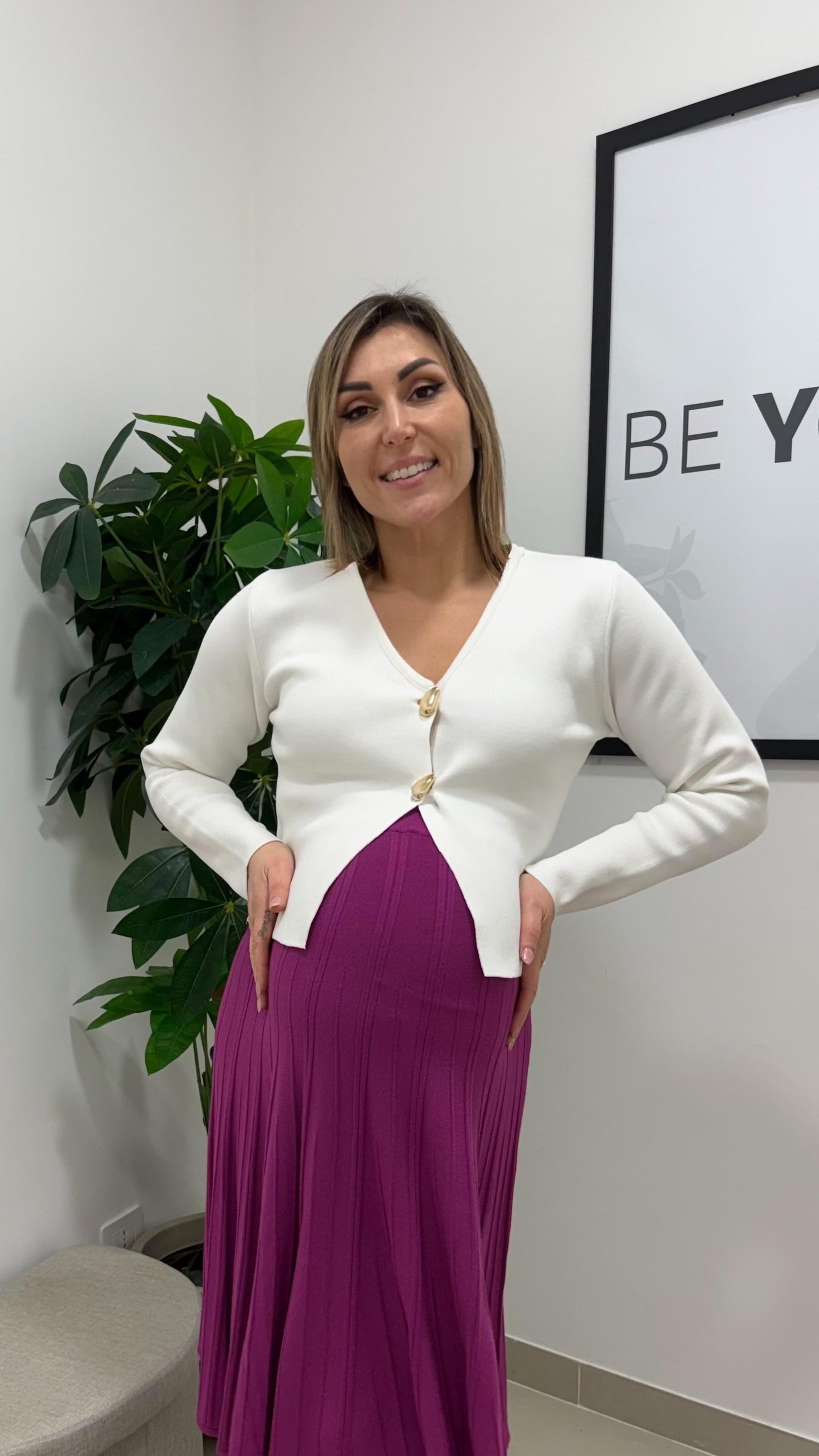 Cardigan Bottoni Gold