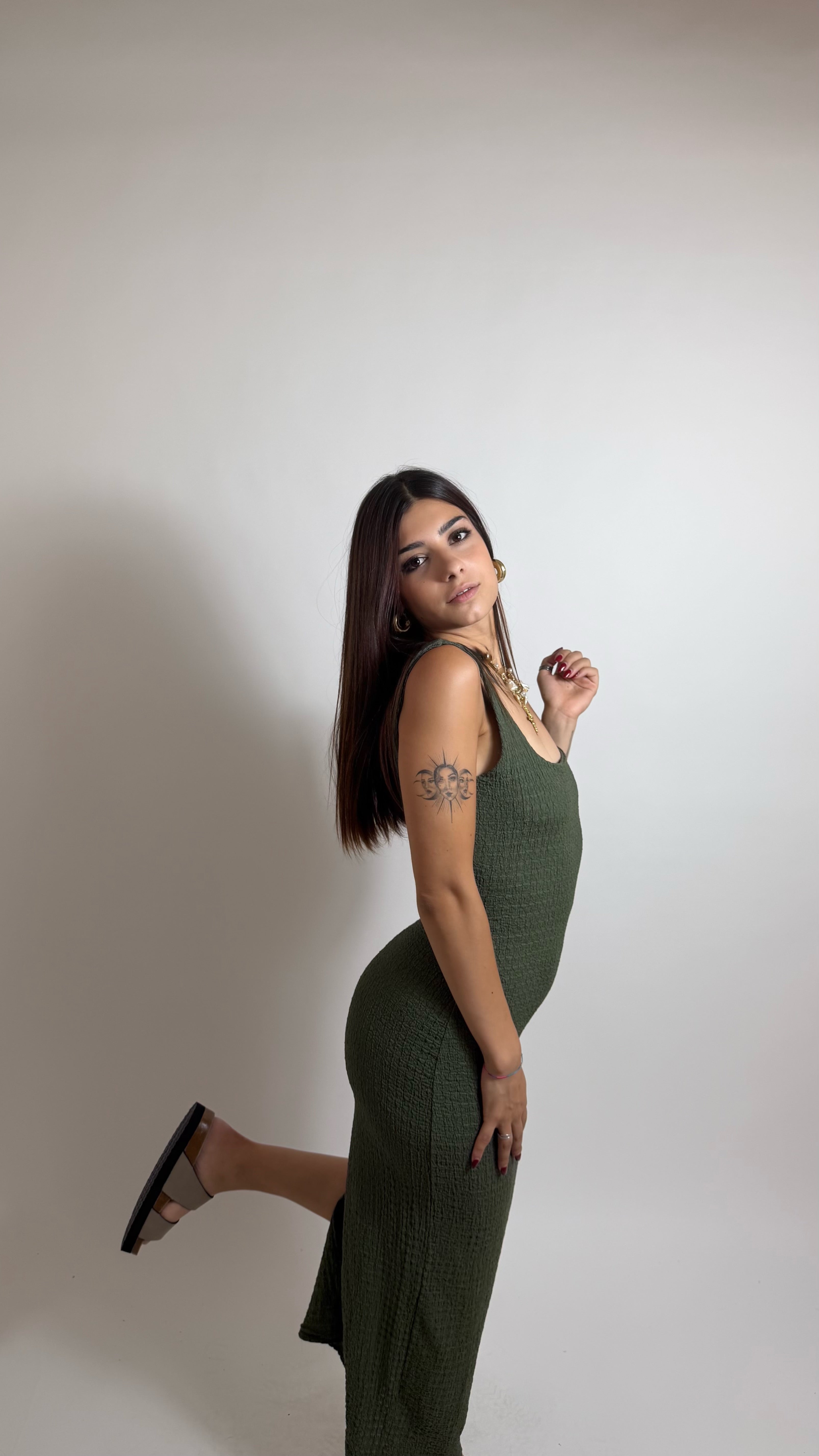 Abito Pastel Verde Utility