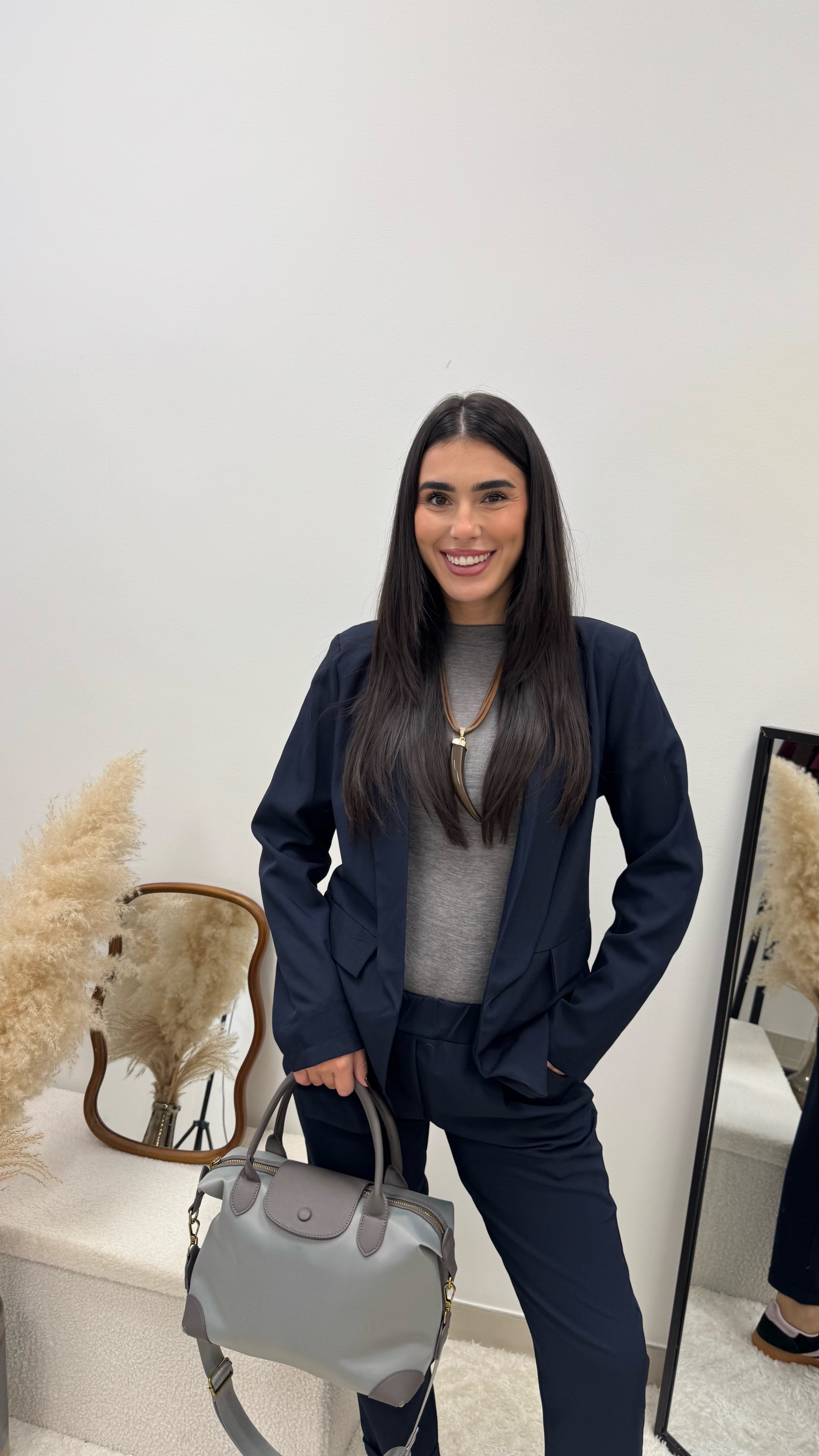 Tailleur Essential Blu Notte