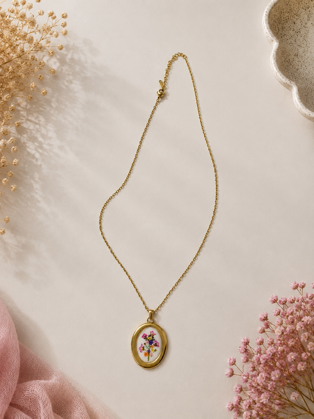 Collana Wildflower Cammeo