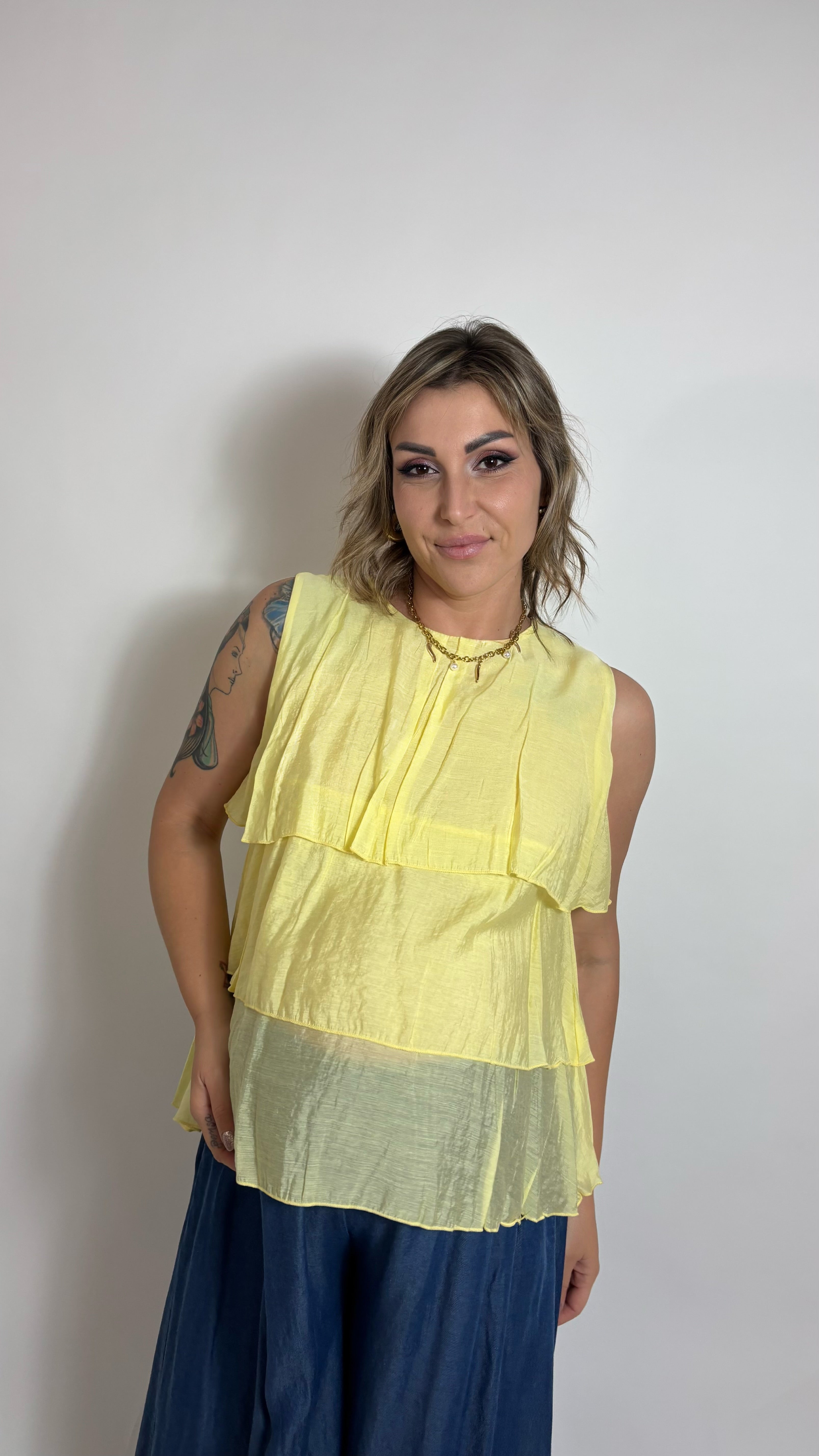 Canotta Volant Yellow