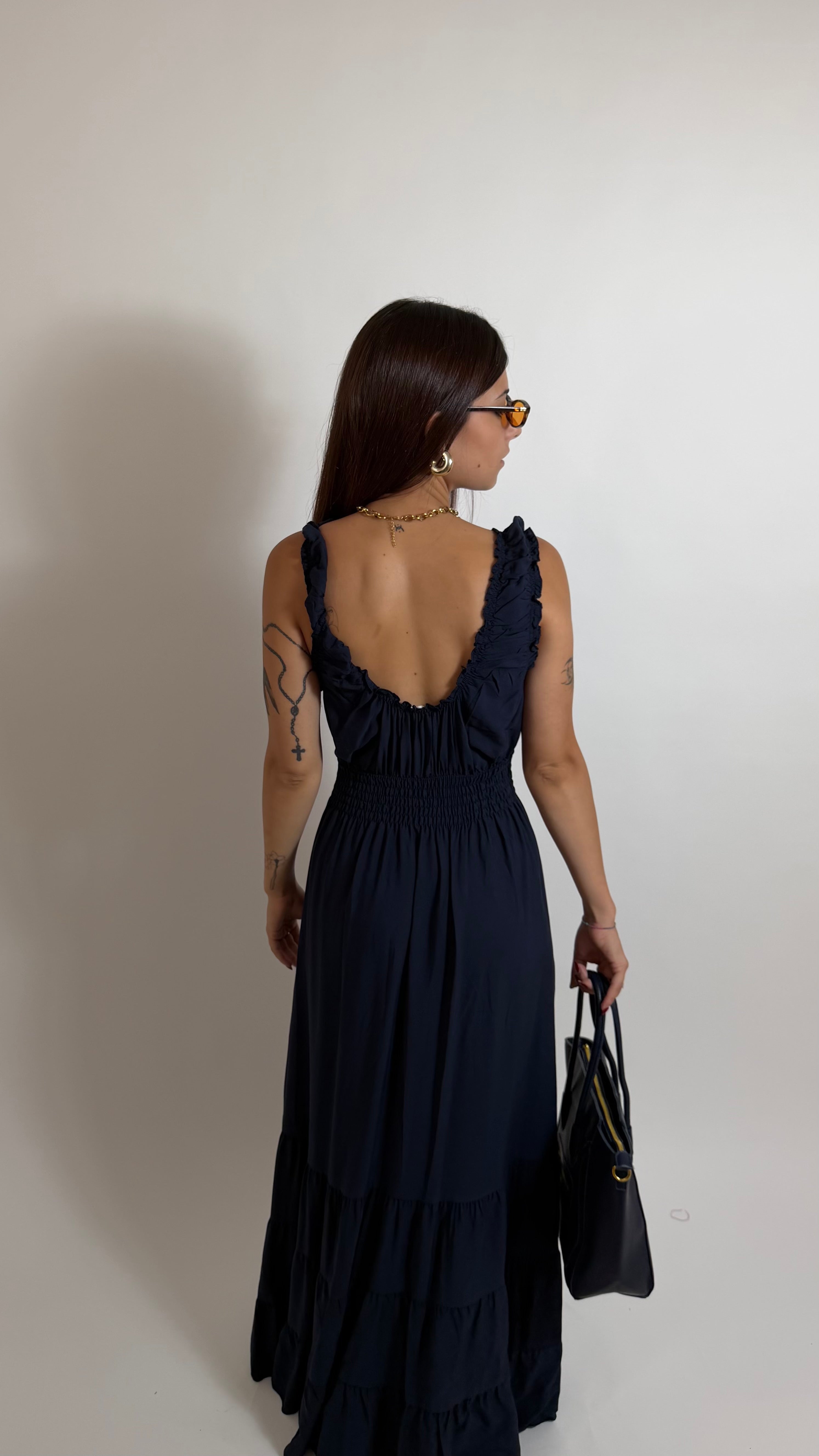 Abito Romance Blu Notte