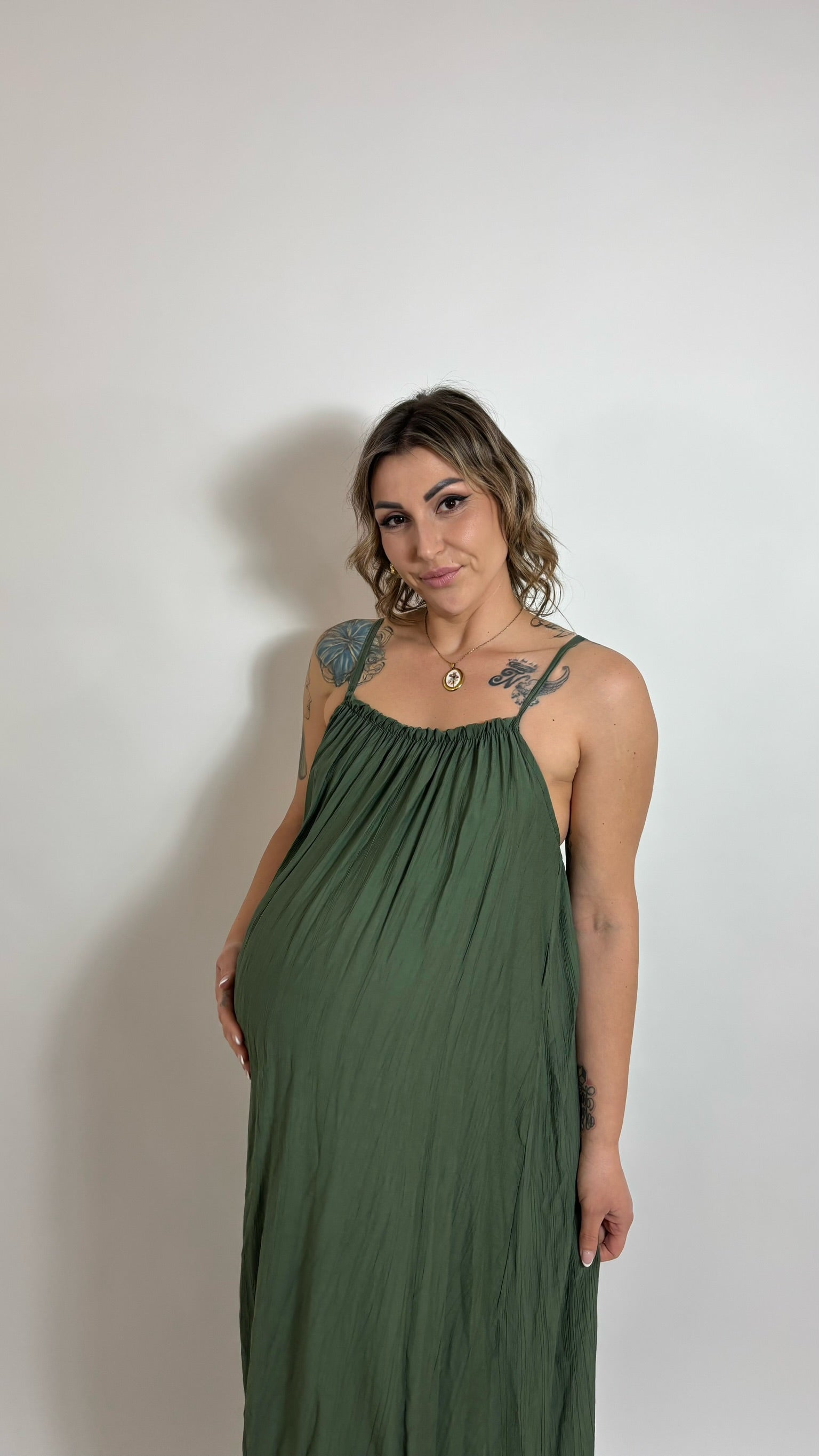 Maxi Dress Jewel Verde Utility