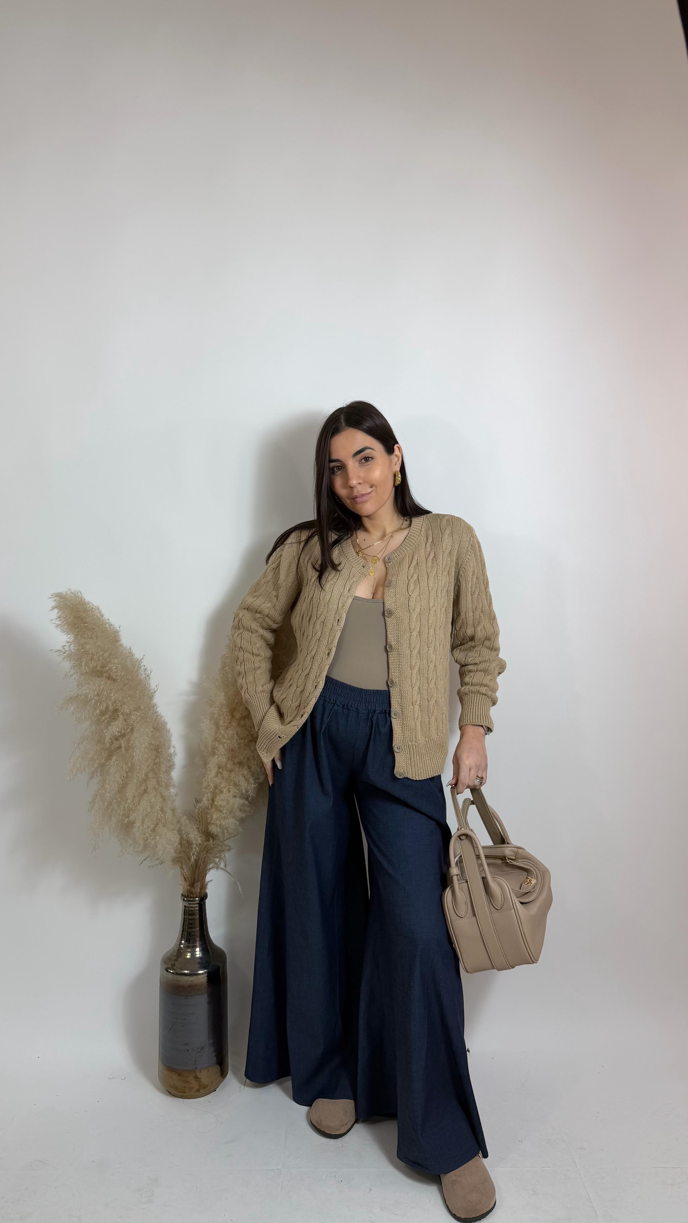 Panta Gonna Effetto Denim