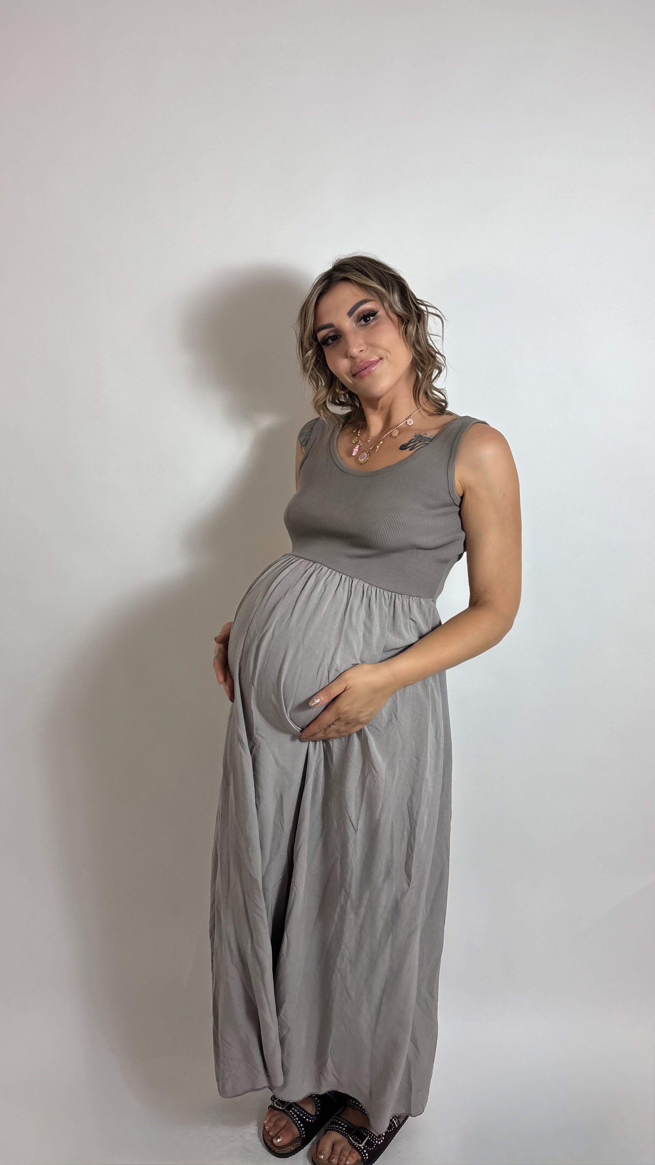 Abito Basic Tank Tortora