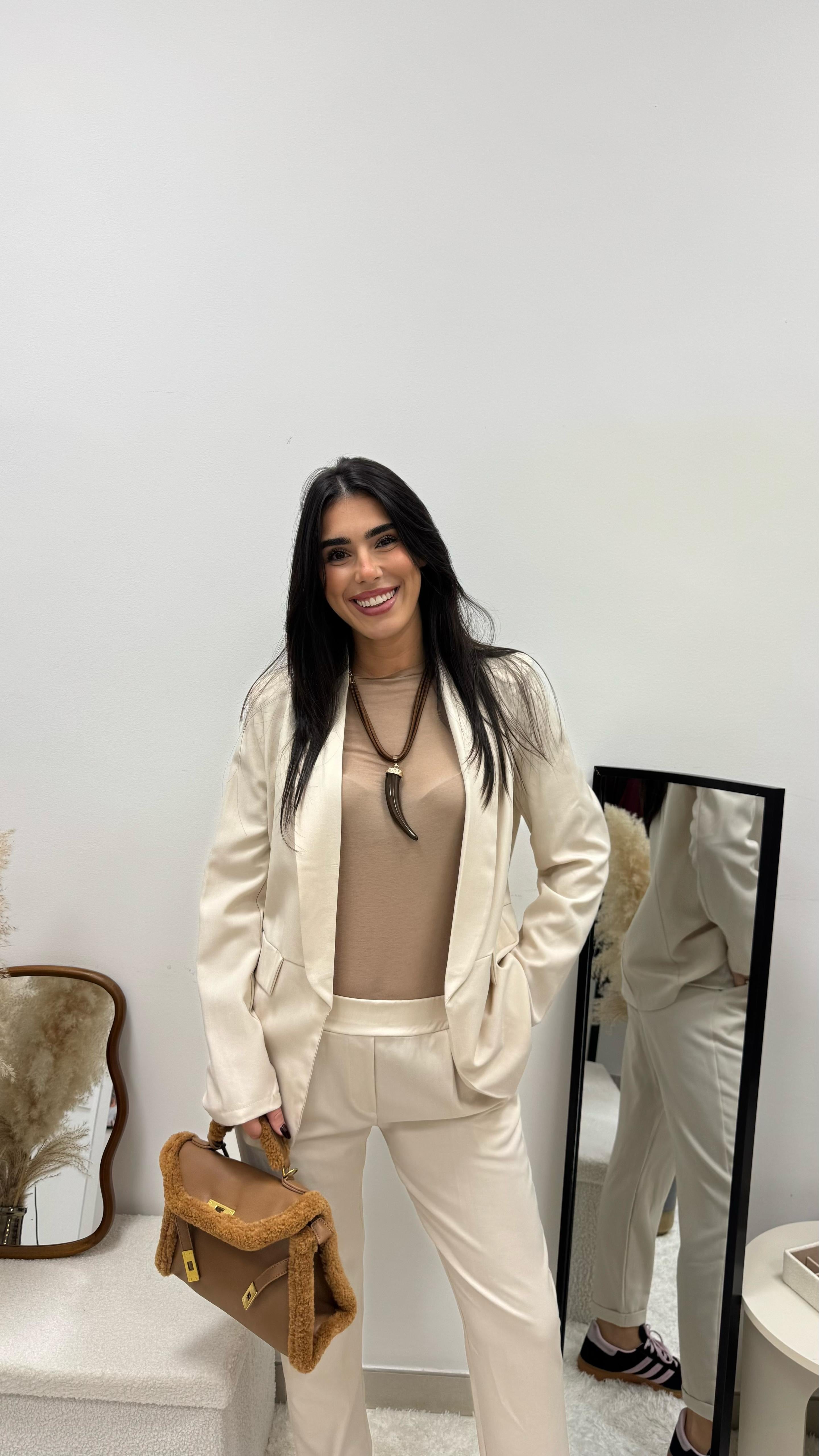 Tailleur Essential Burro