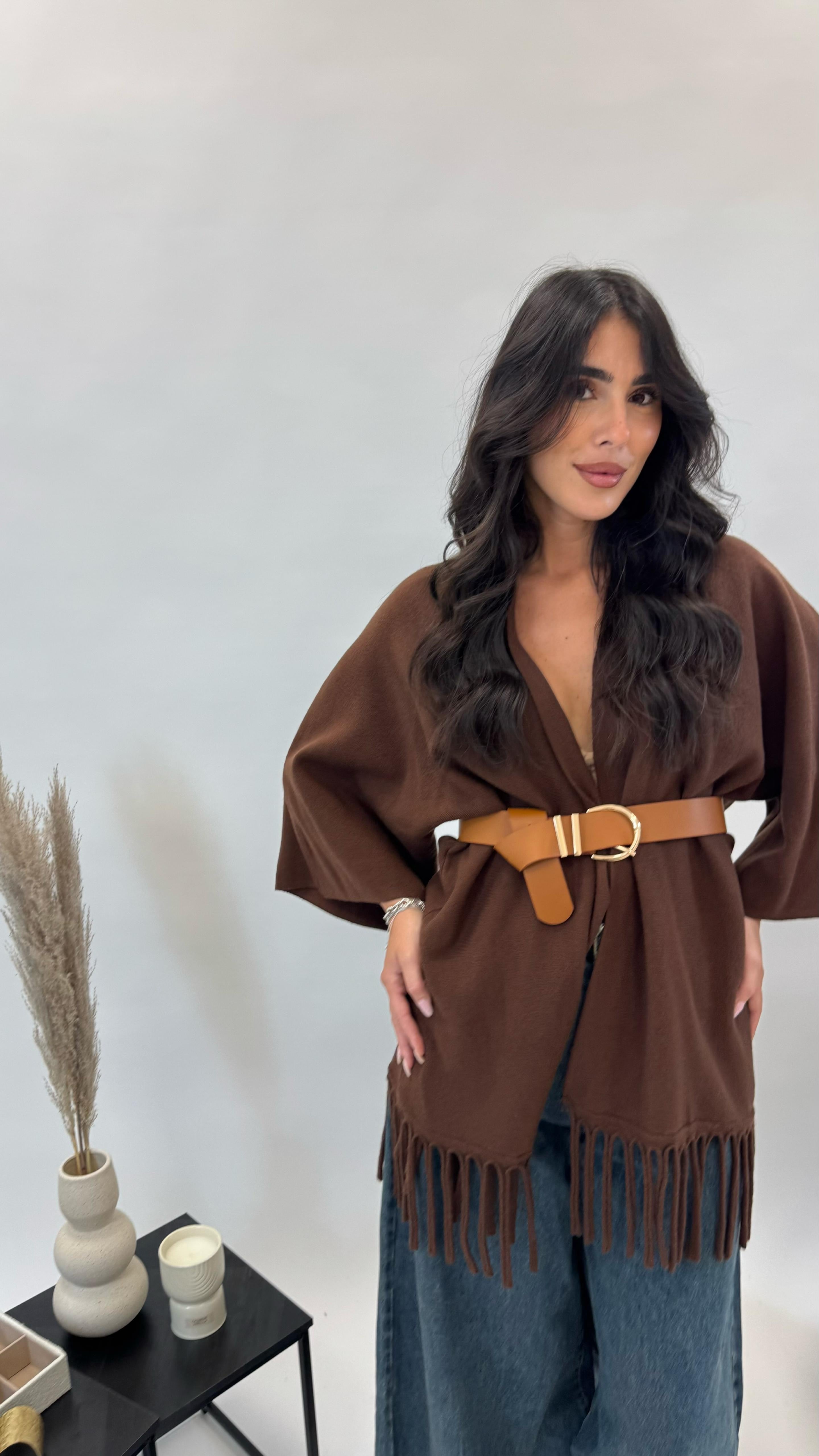 Cardigan Manica Campana Choco