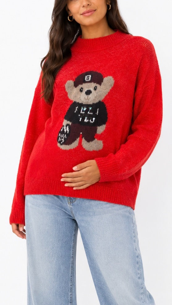 Pull Teddy Red
