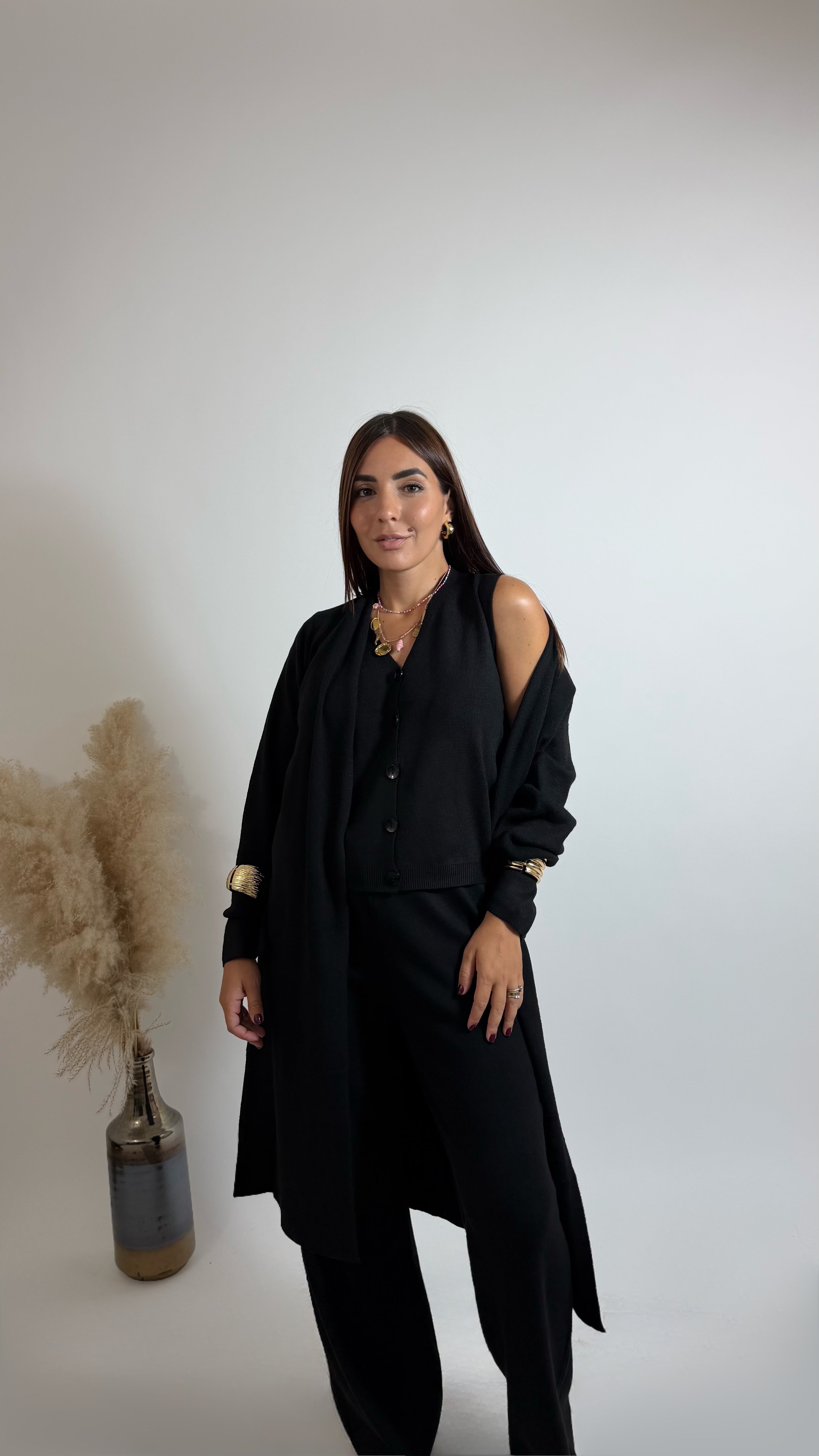Set 3 Pezzi Cozy Chic Nero
