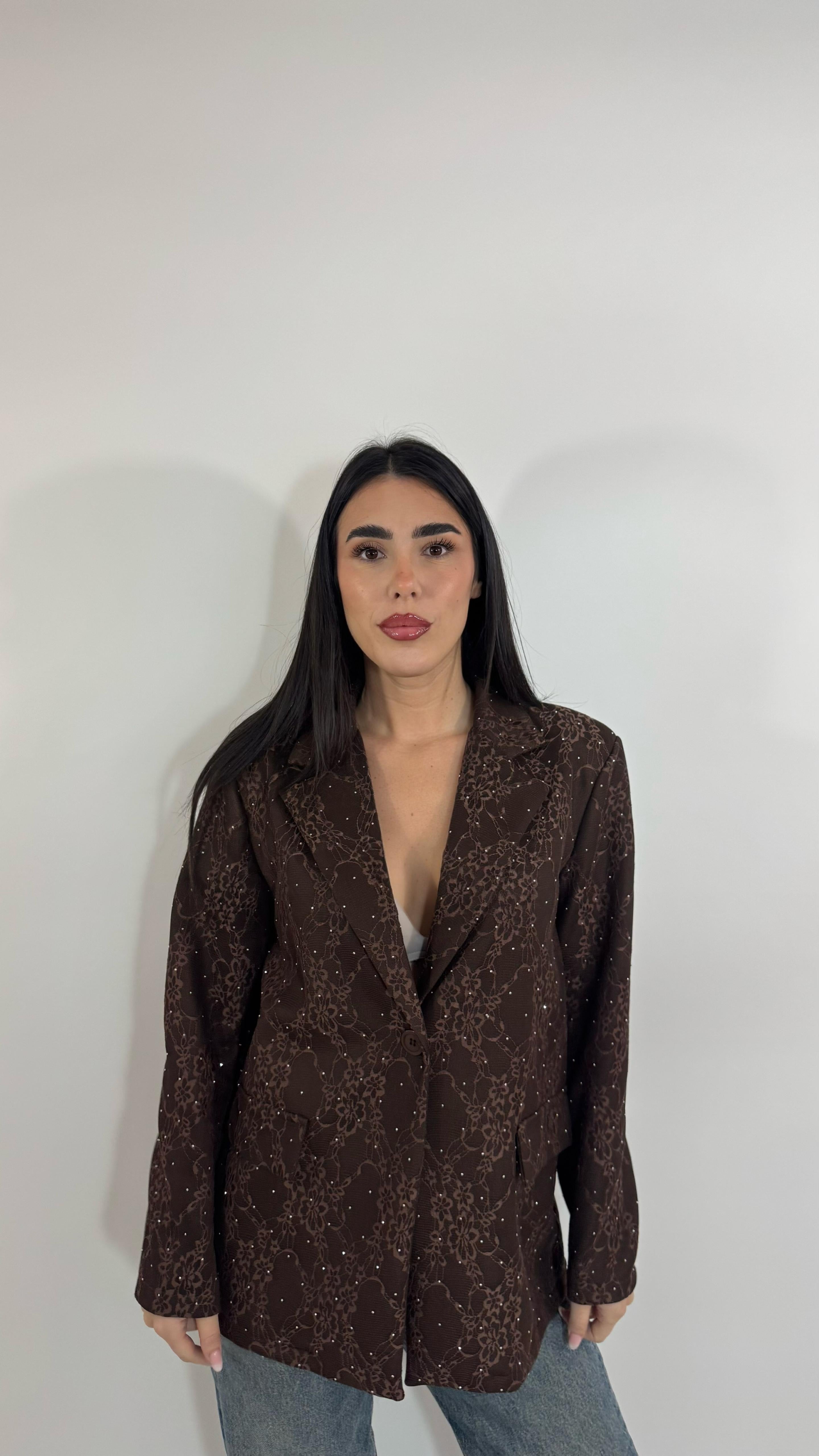 🥂Giacca Lace Sparkling Choco