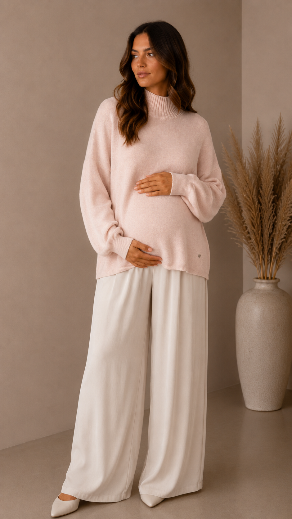 Pull Cozy Rosa