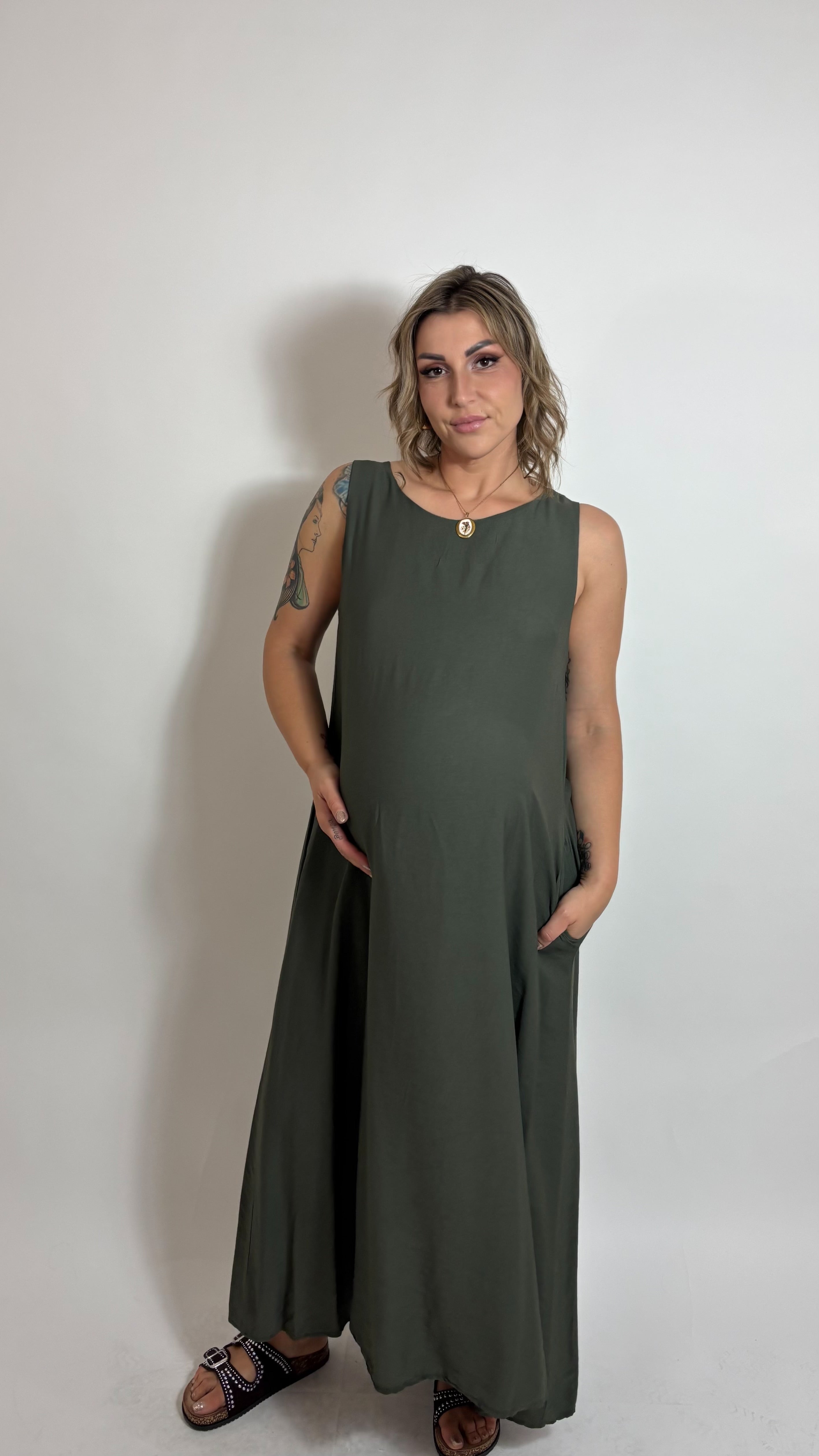 Abito Easy Verde Utility