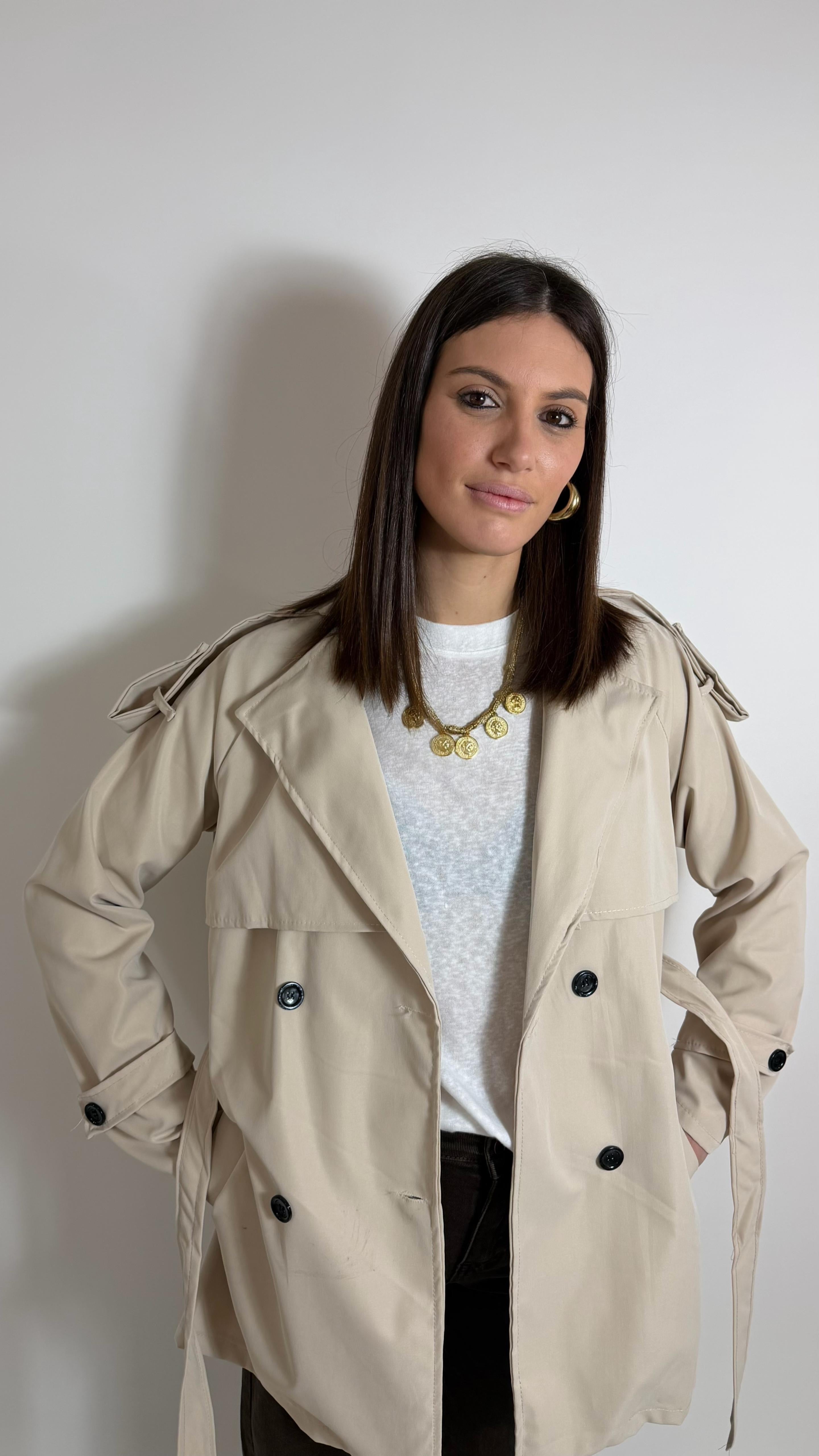 Trench Midi Doppiopetto