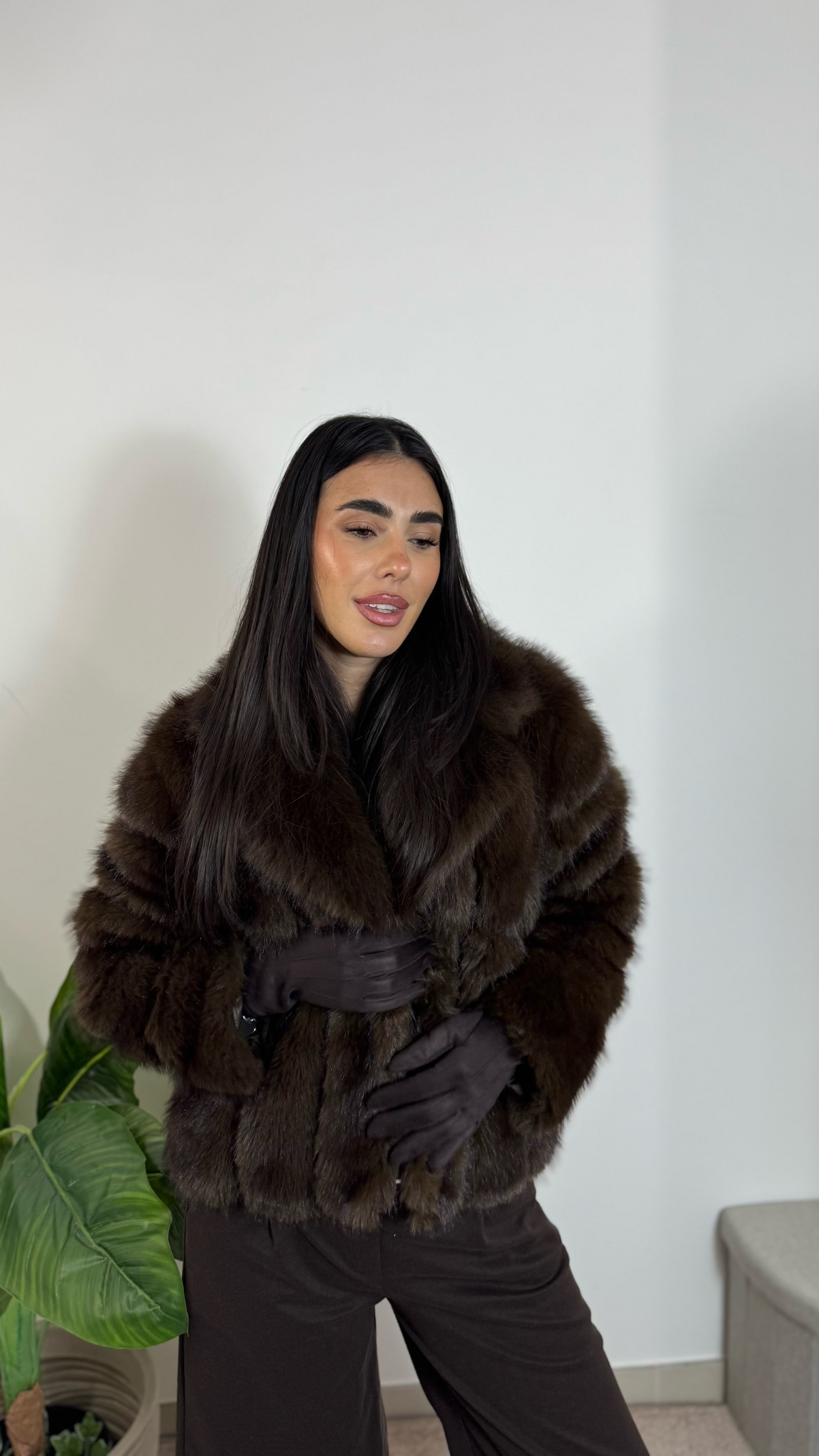 Guanti Eco Camoscio Choco