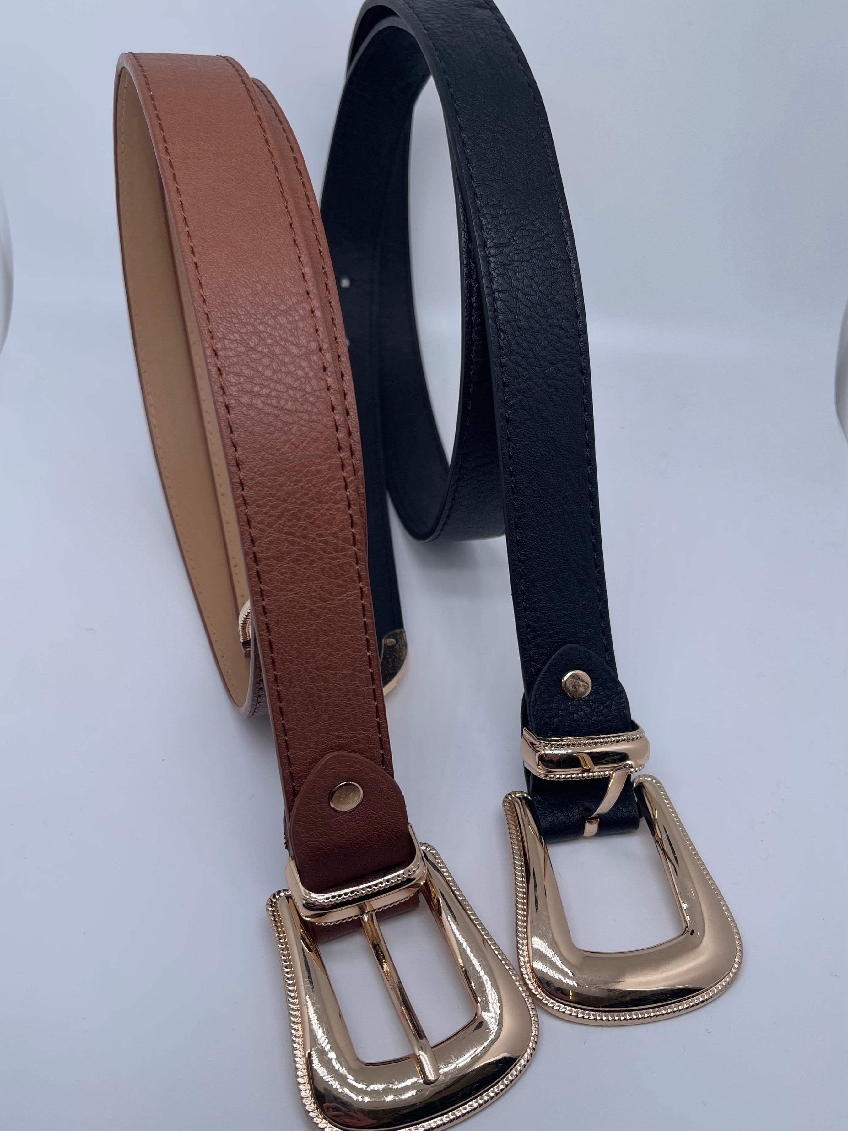 Cinta Texana Fibbia Oro