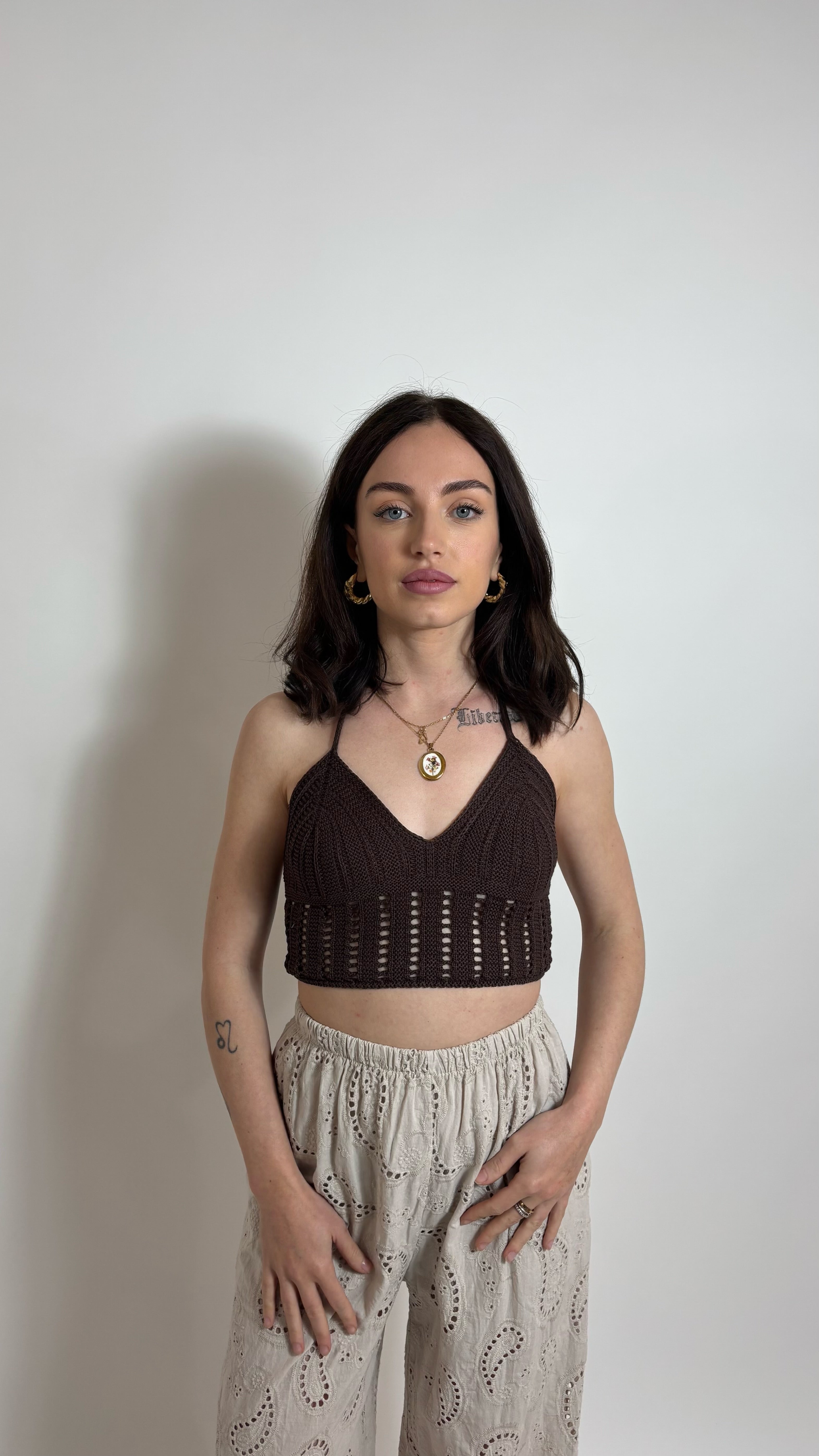 Top Crochet Amalfi Choco