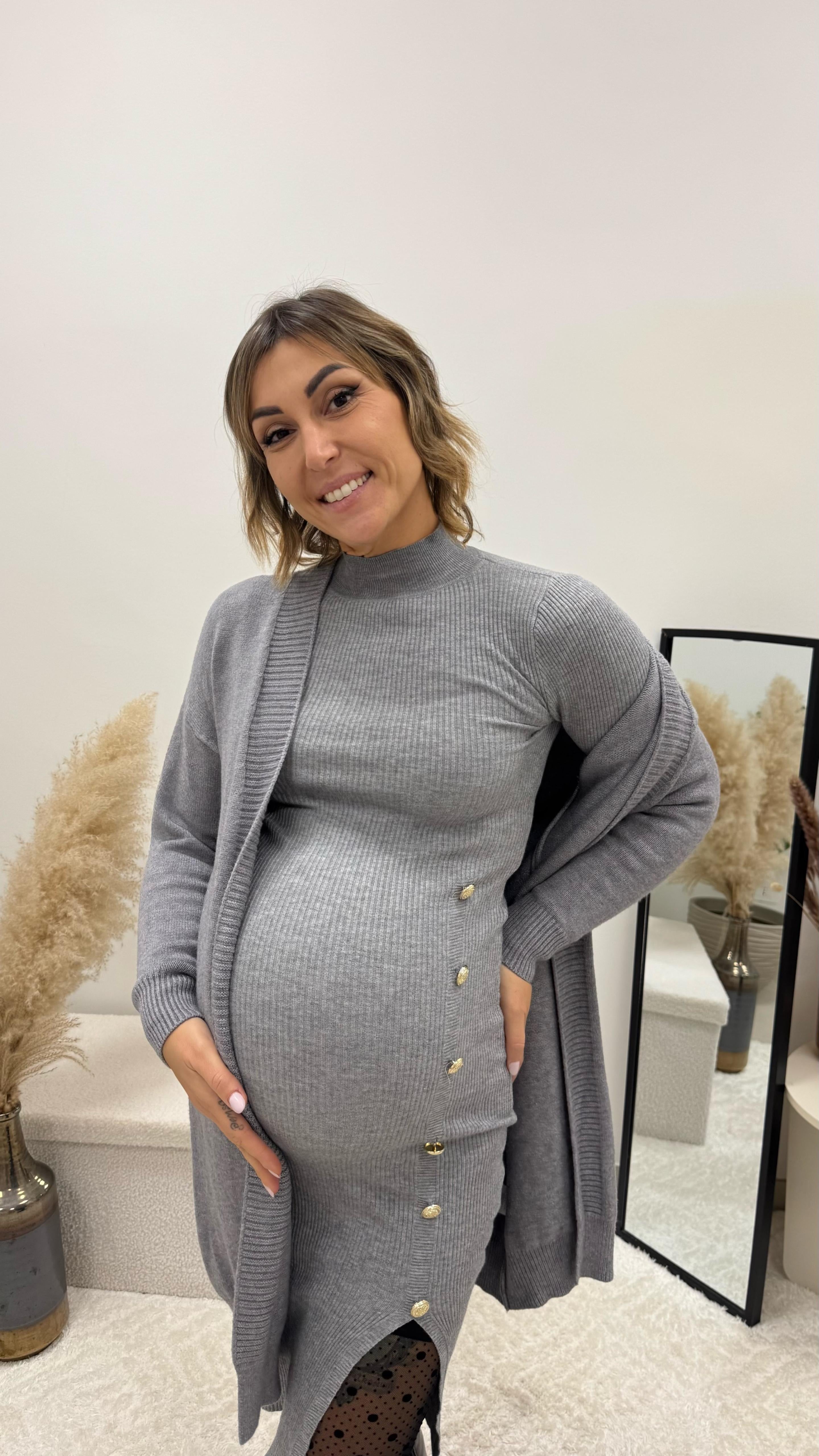 Abito Elodie Grigio Perla