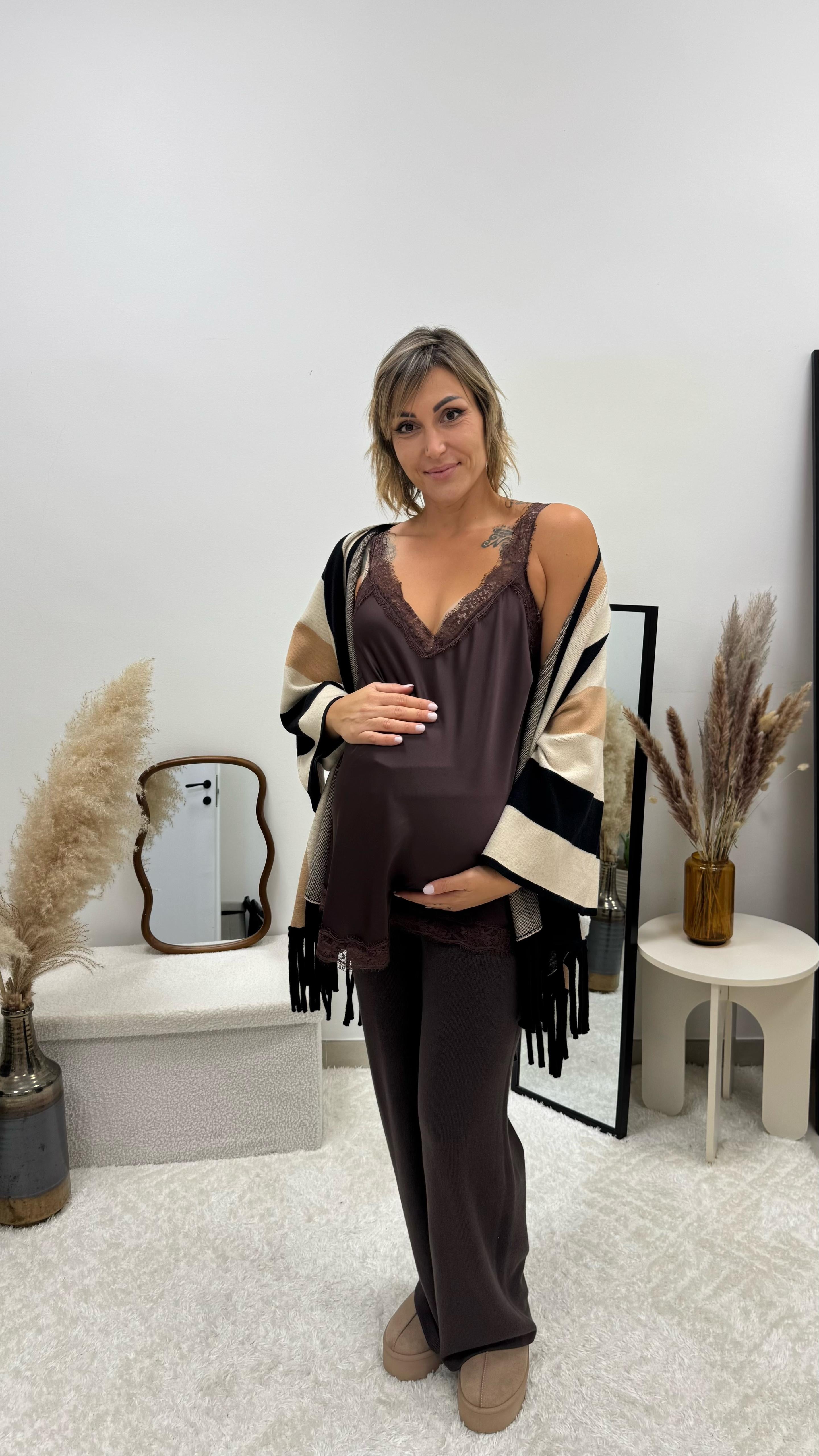 Top Silk&Lace Choco