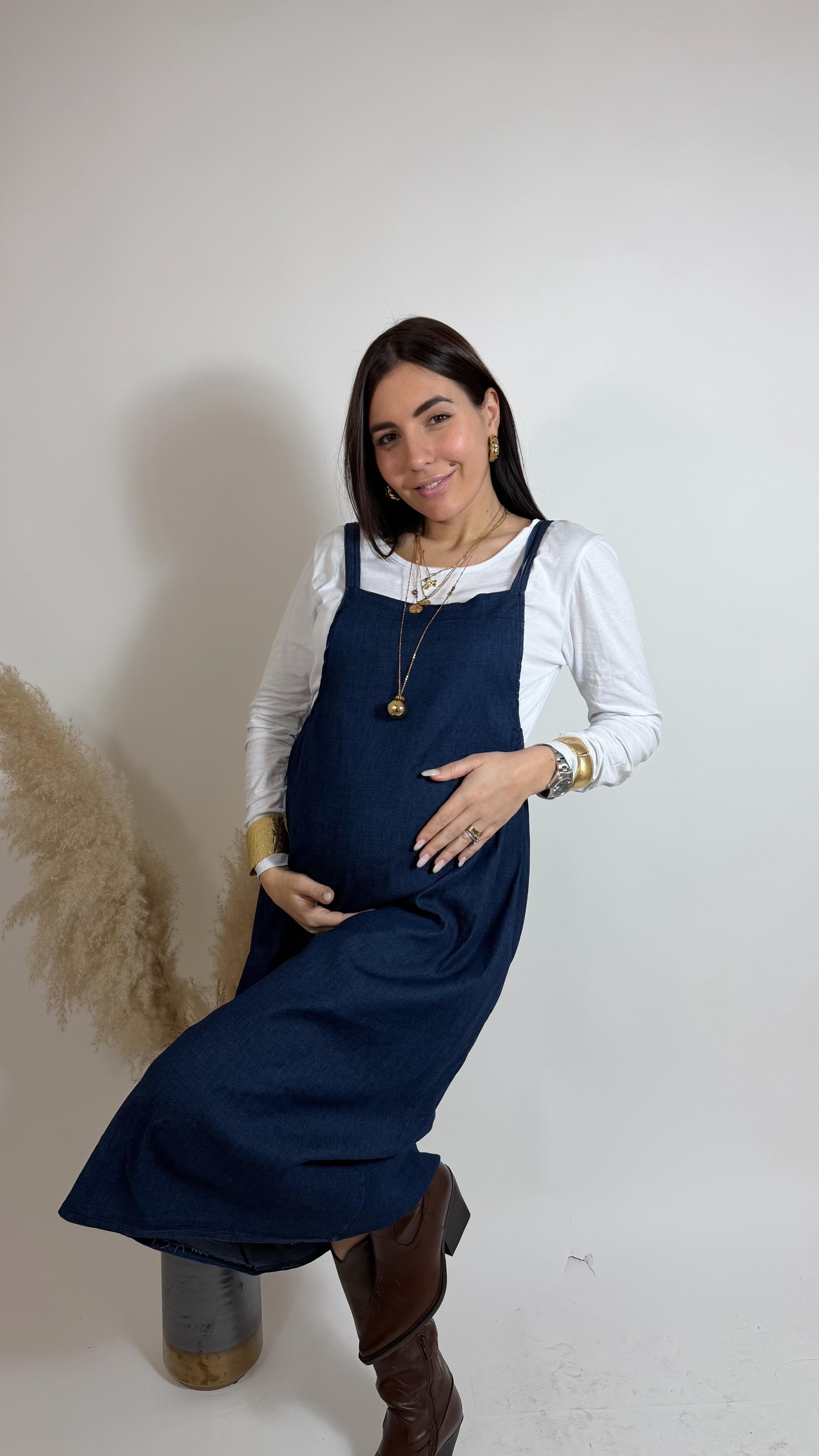 Abito Salopette Maglia Inclusa