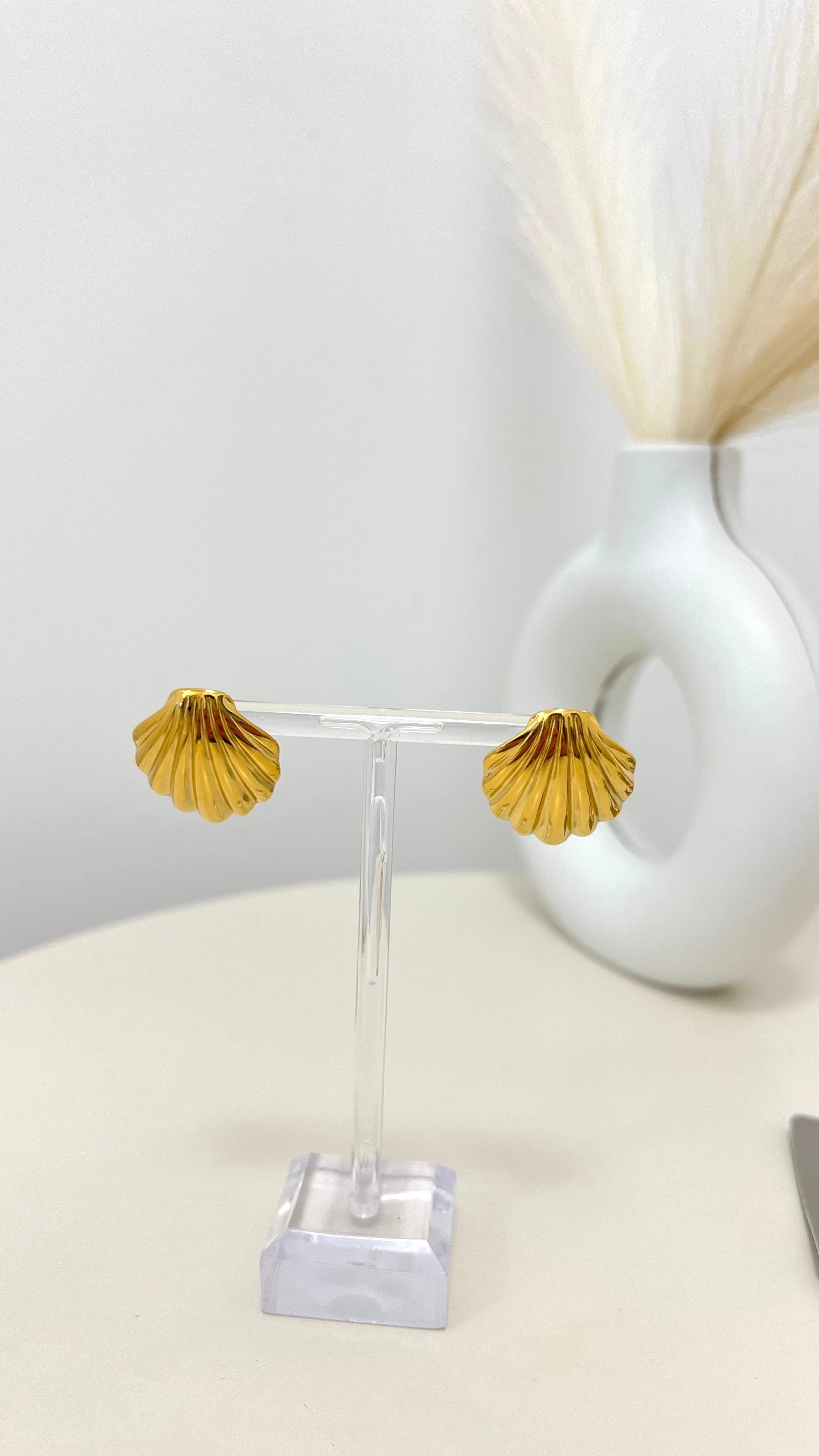 Orecchini Conchiglia Gold