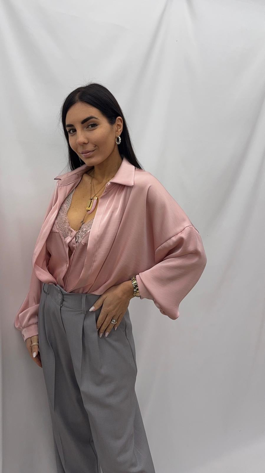 Pantalone Full Length Grigio Perla