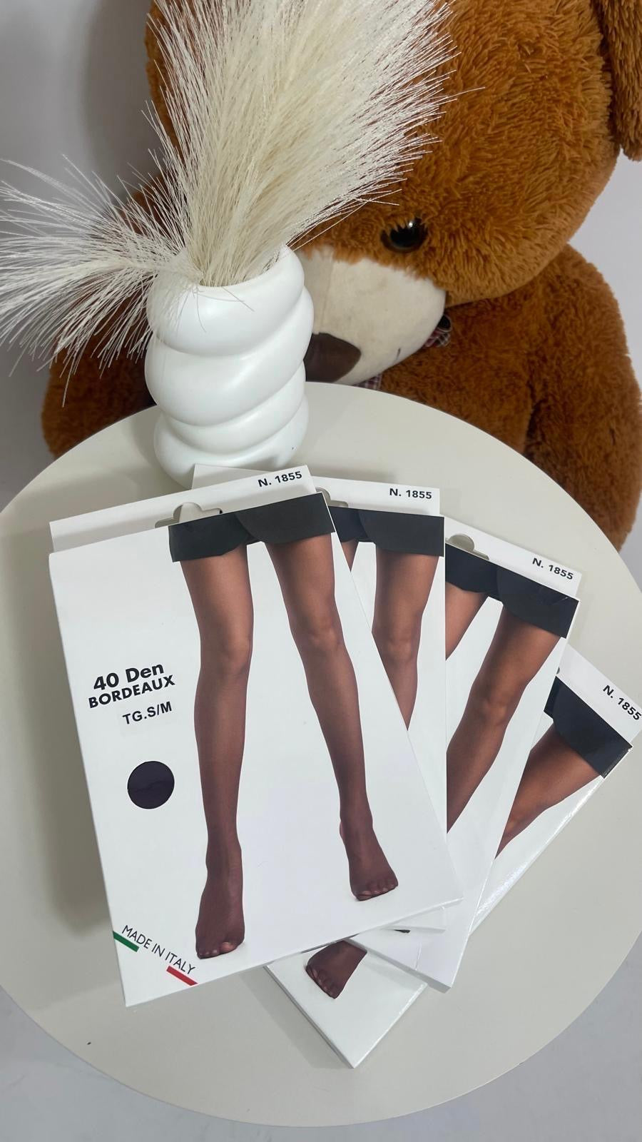Collant 40 Den Burgundy