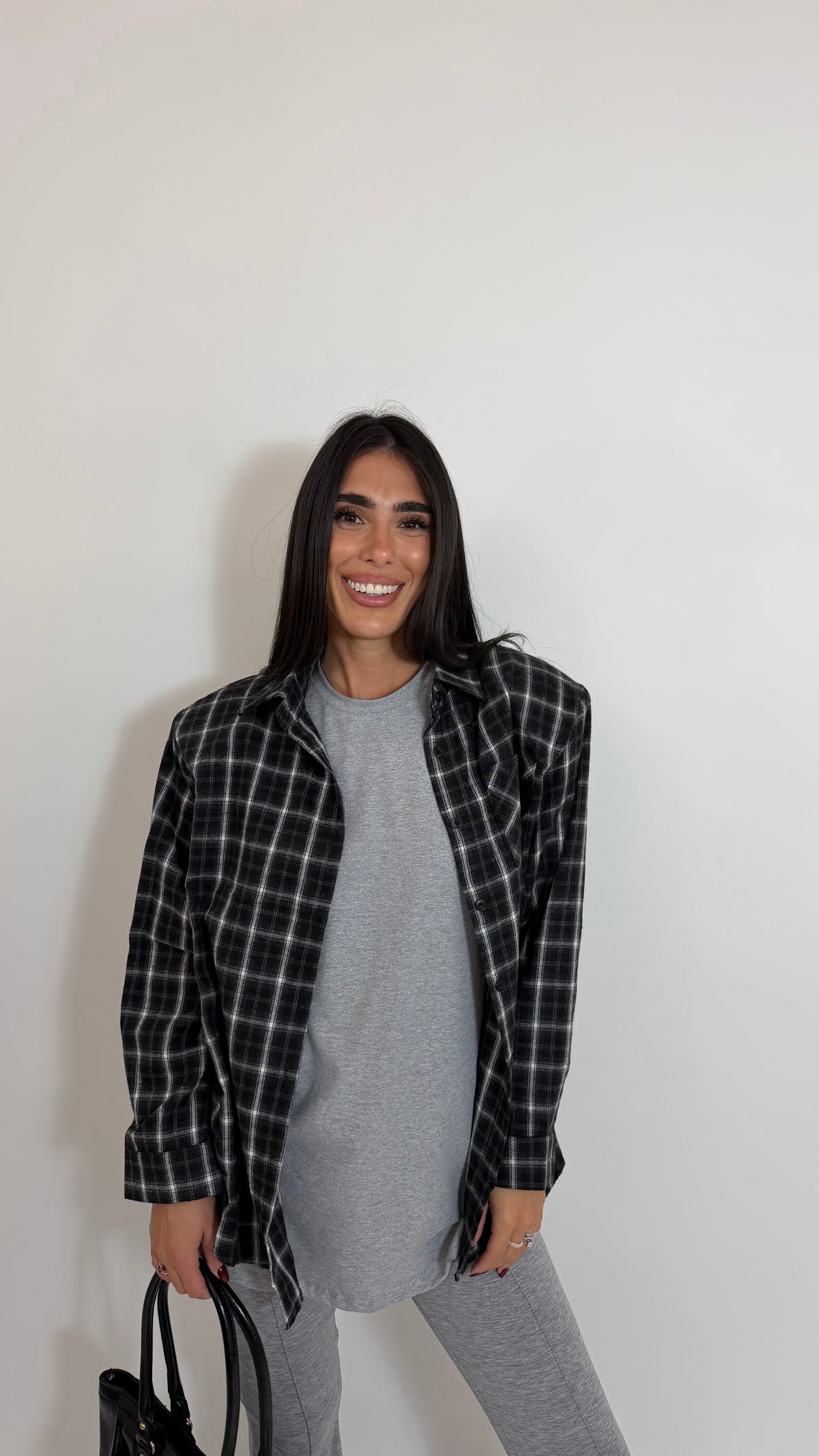 Camicia Check Shoulder