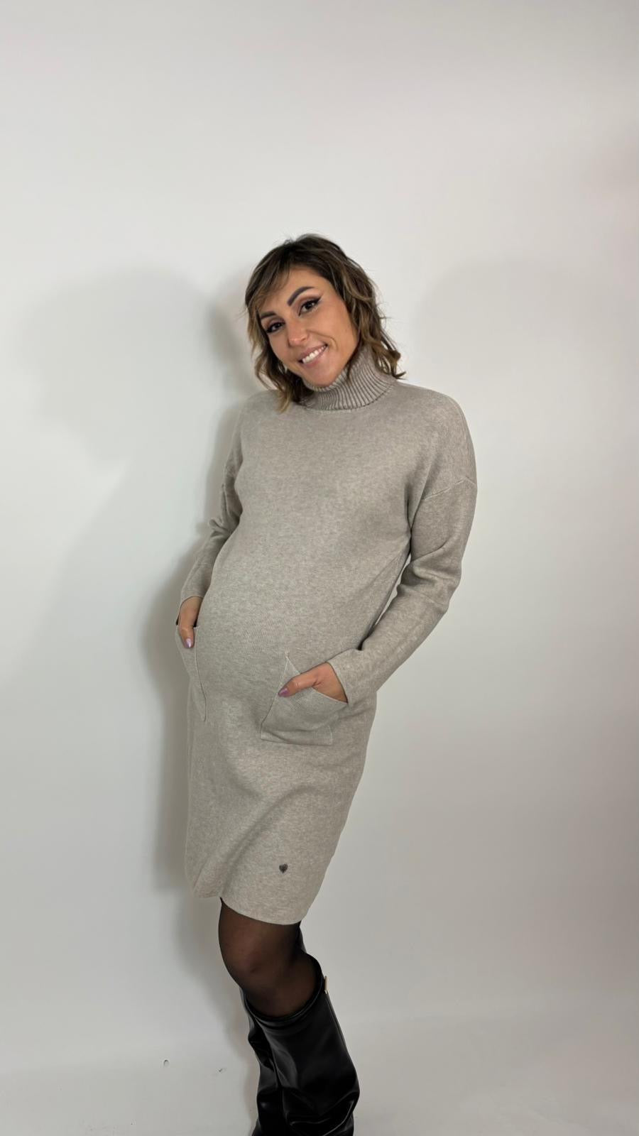 Abito Cozy Classy Tortora