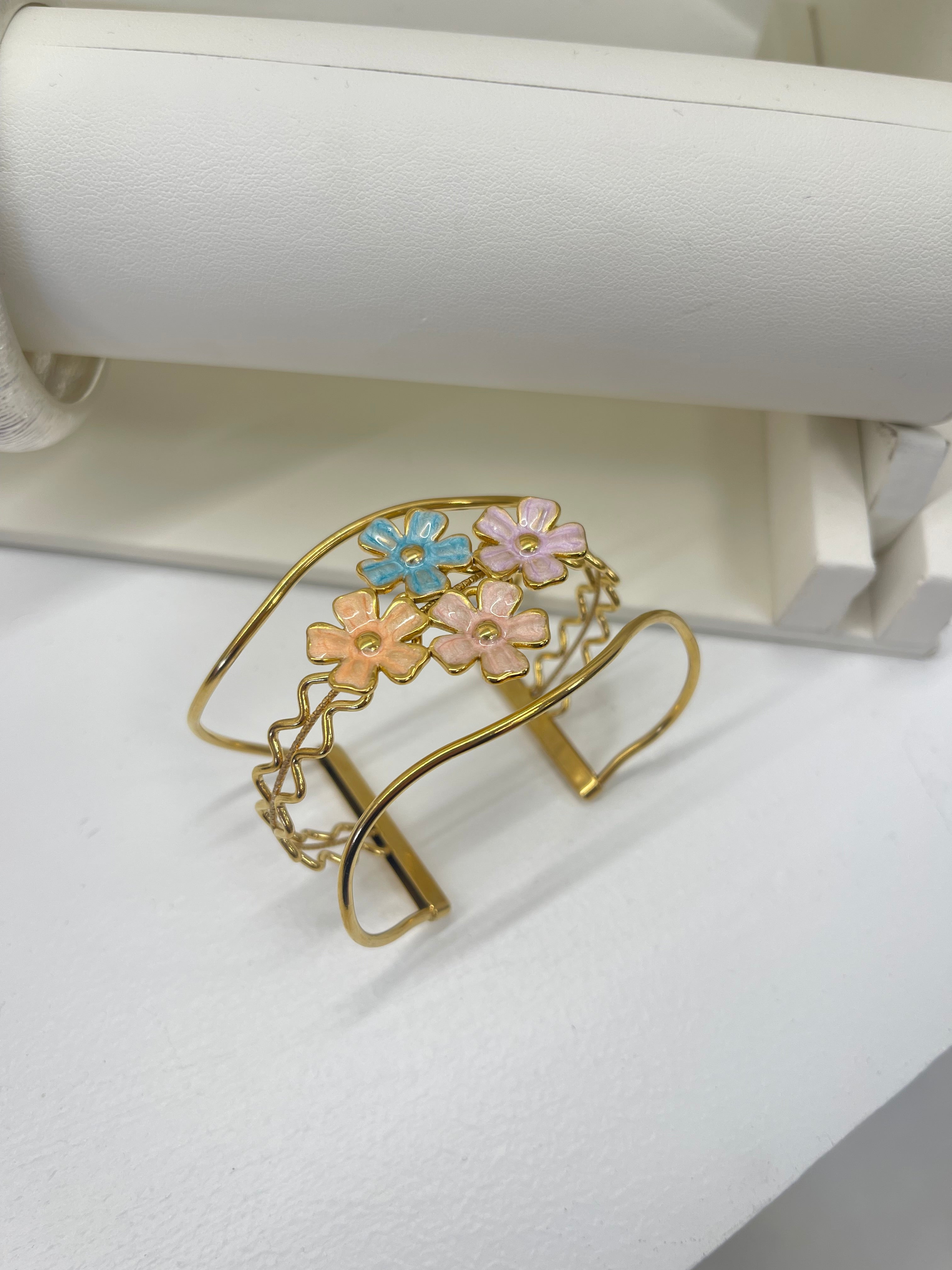 Bracciale Flowers Gold
