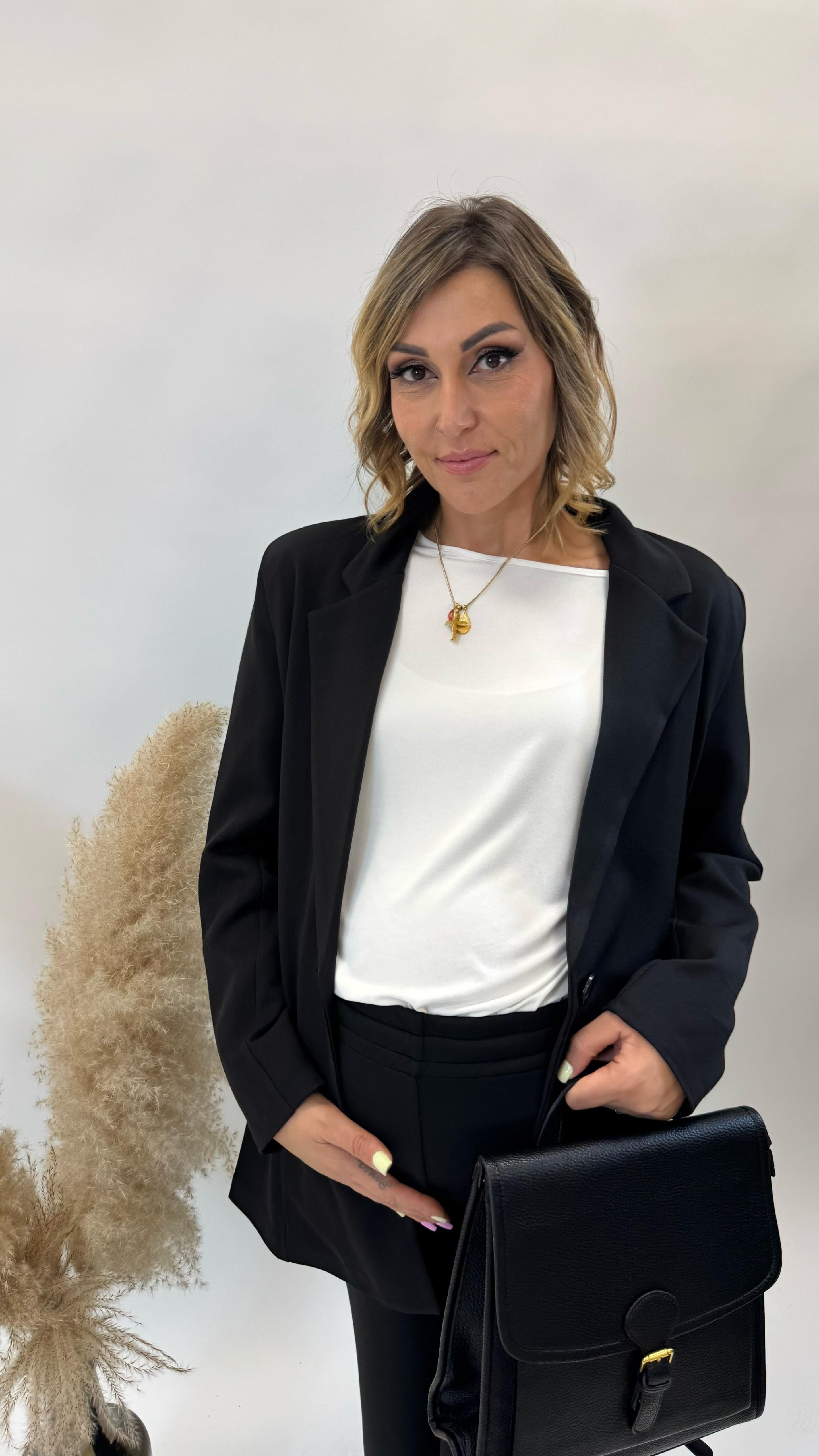 Giacca Oversize Nera