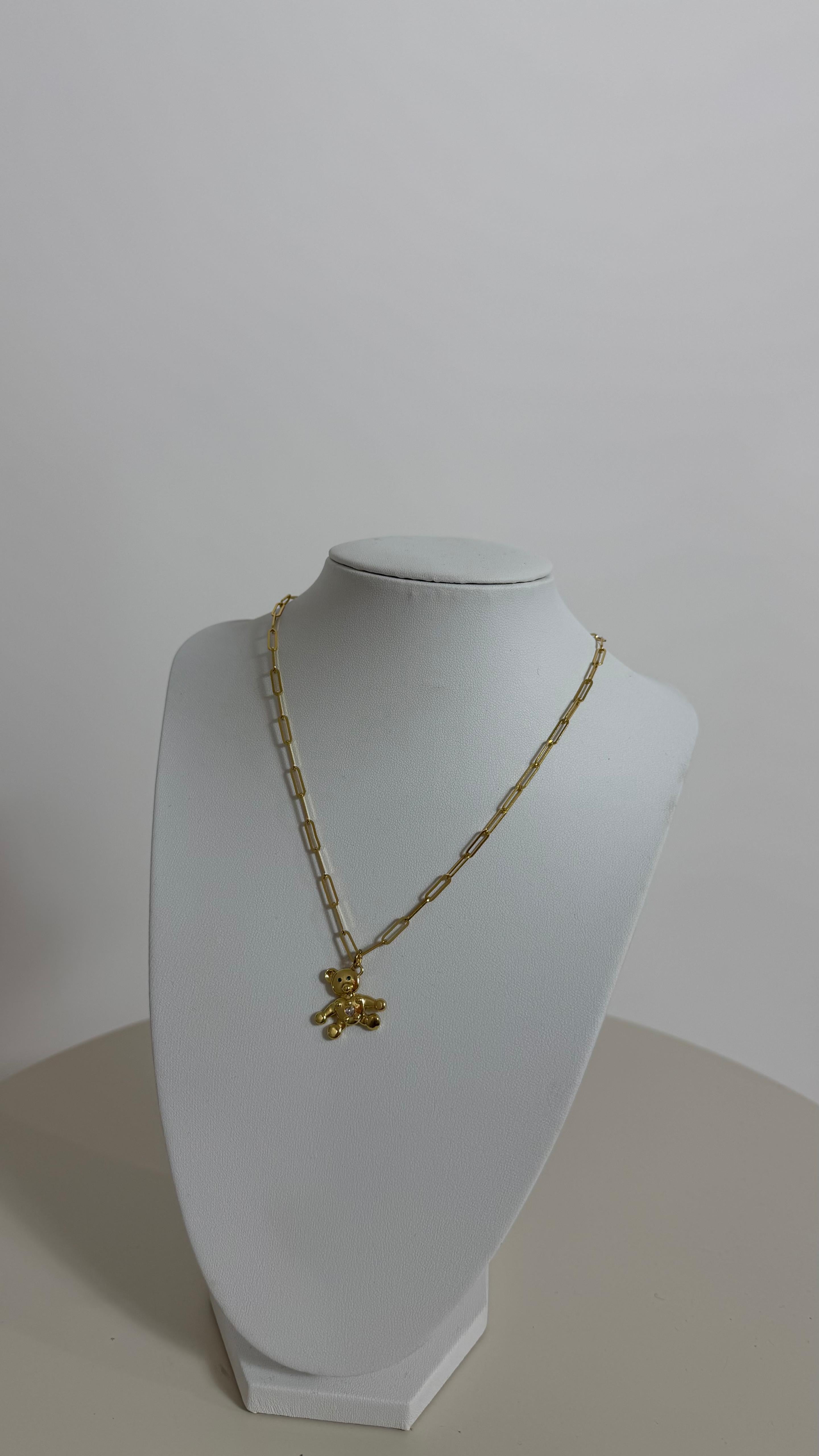 Collana Catena Teddy Gold