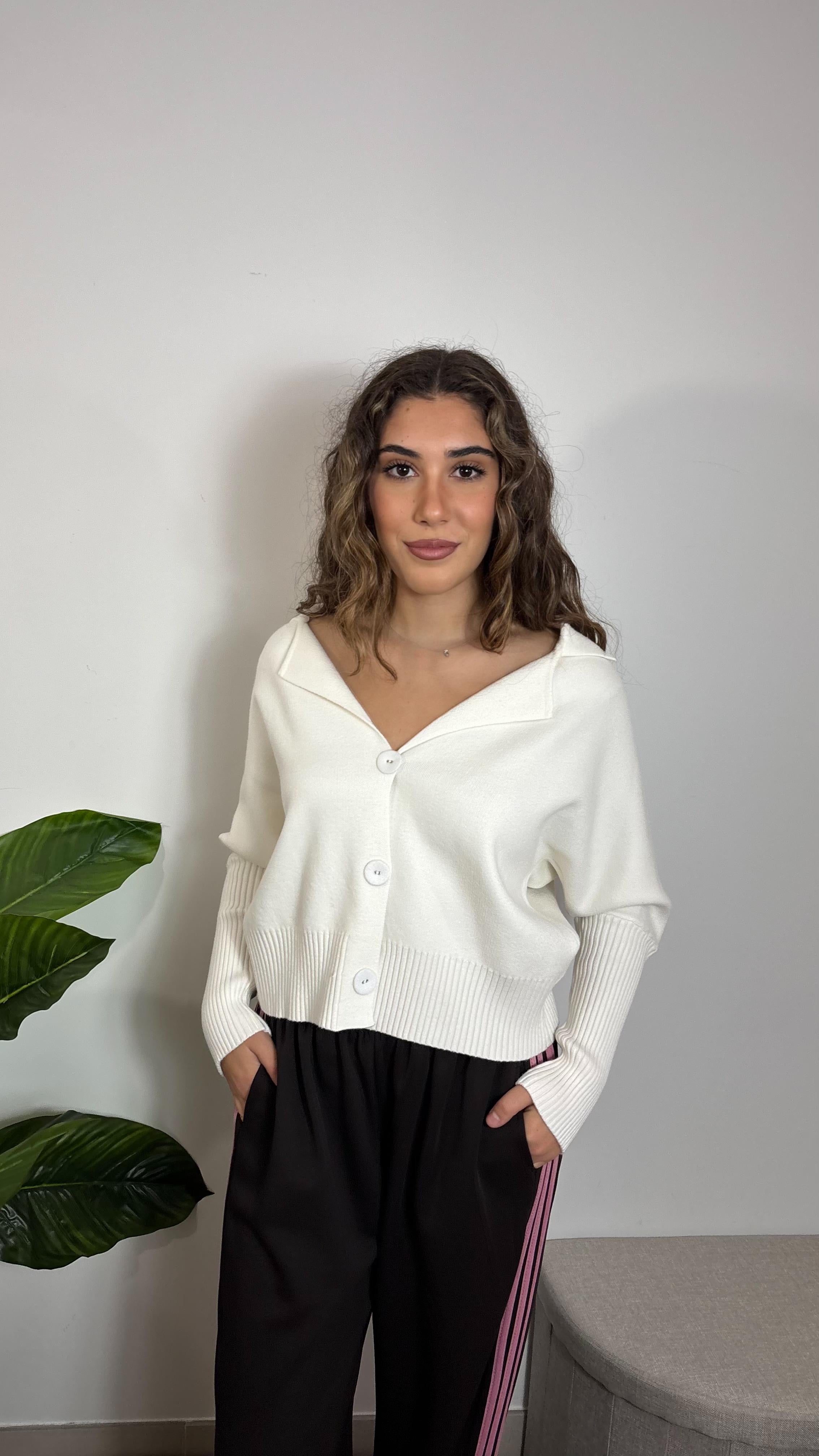 Pull Polo In Maglia Burro