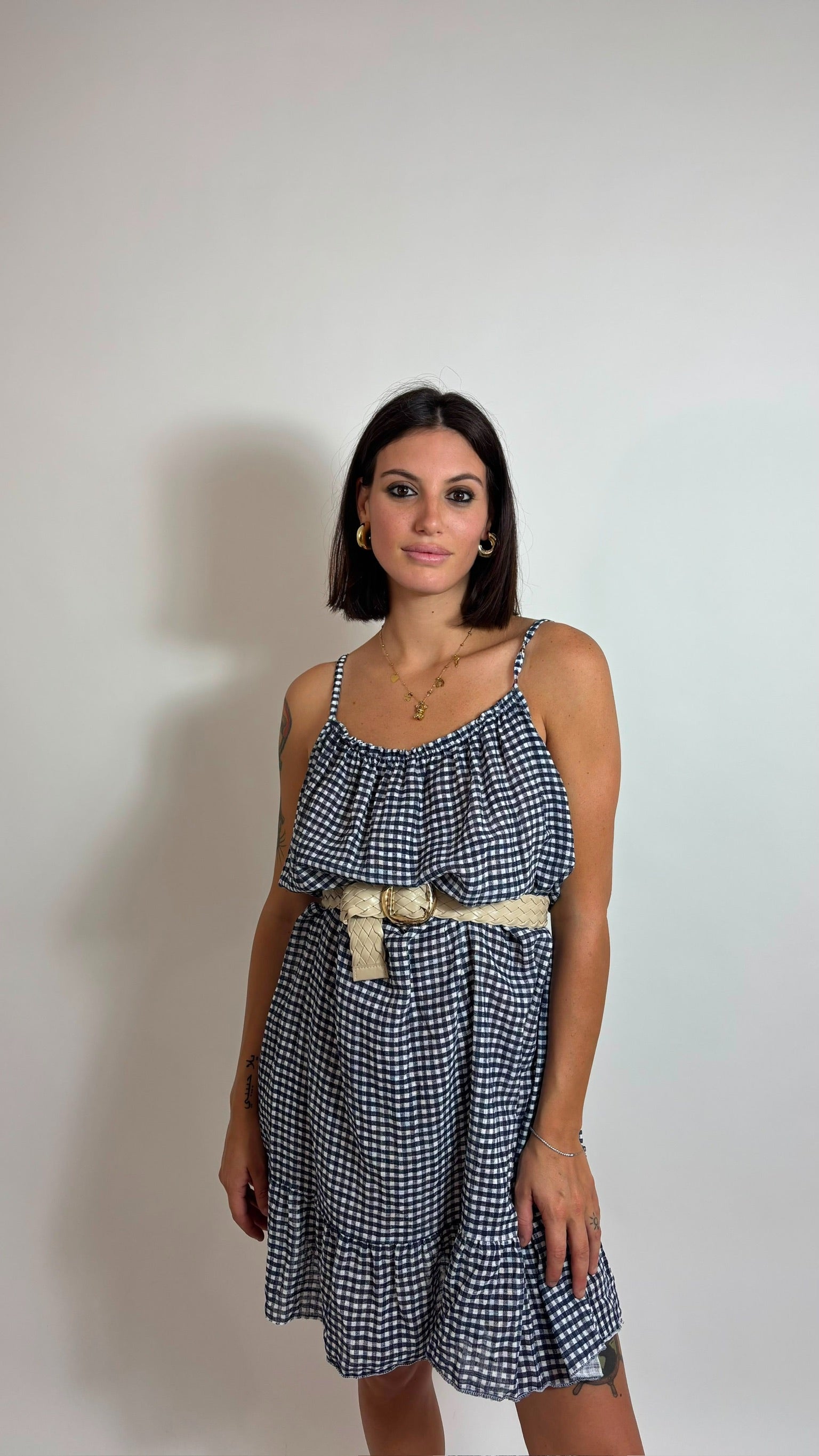 Happy Dress Vichy Blu