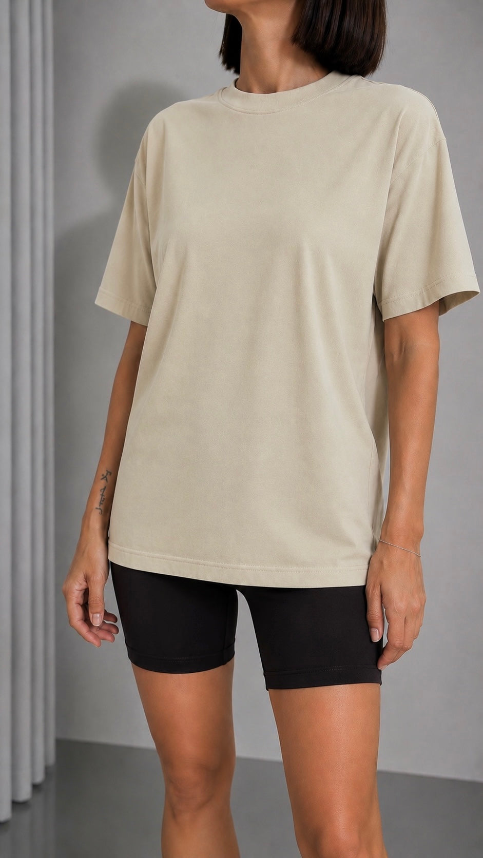 T-shirt Over Beige