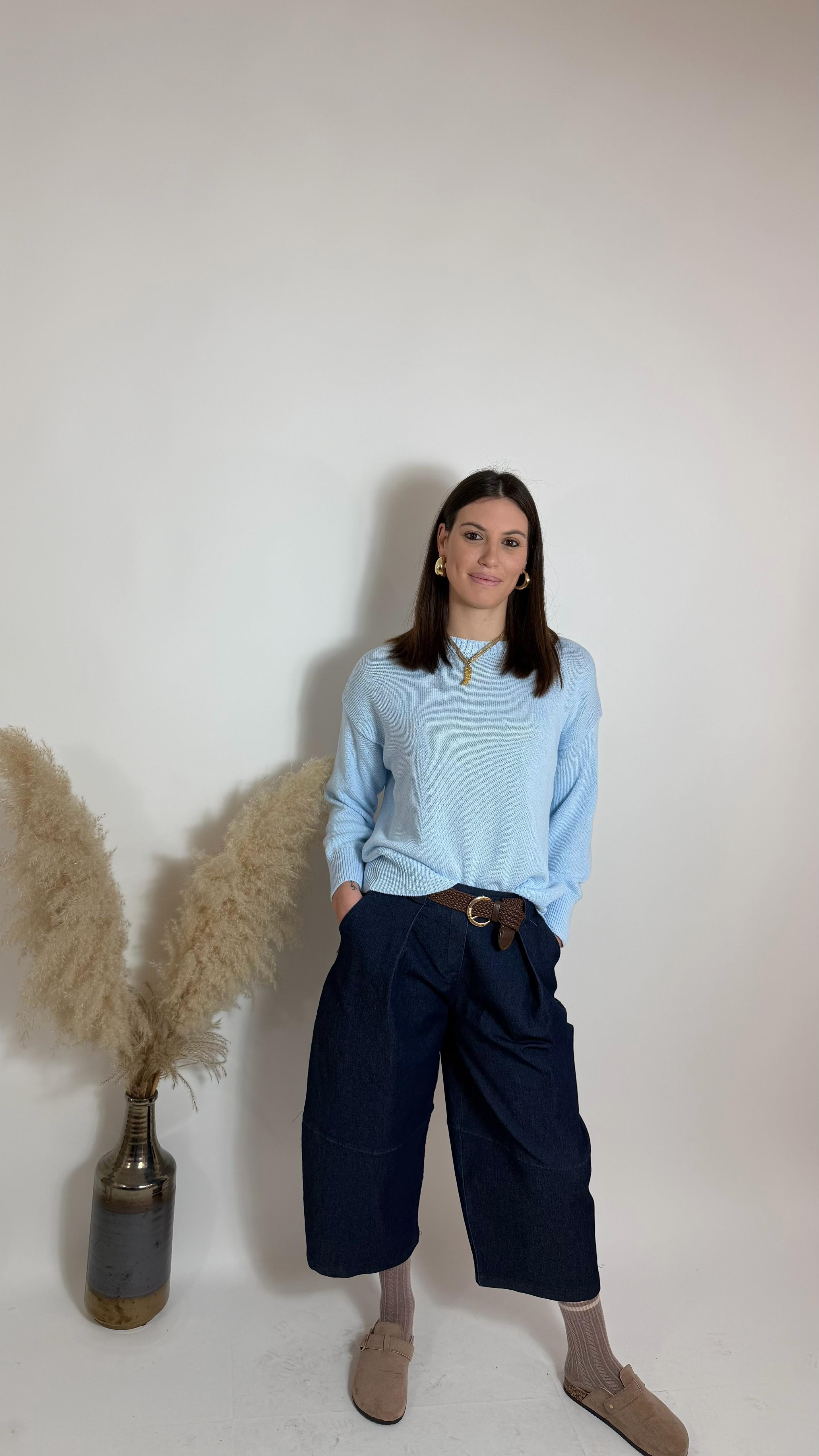 Panta Baggy Chambray