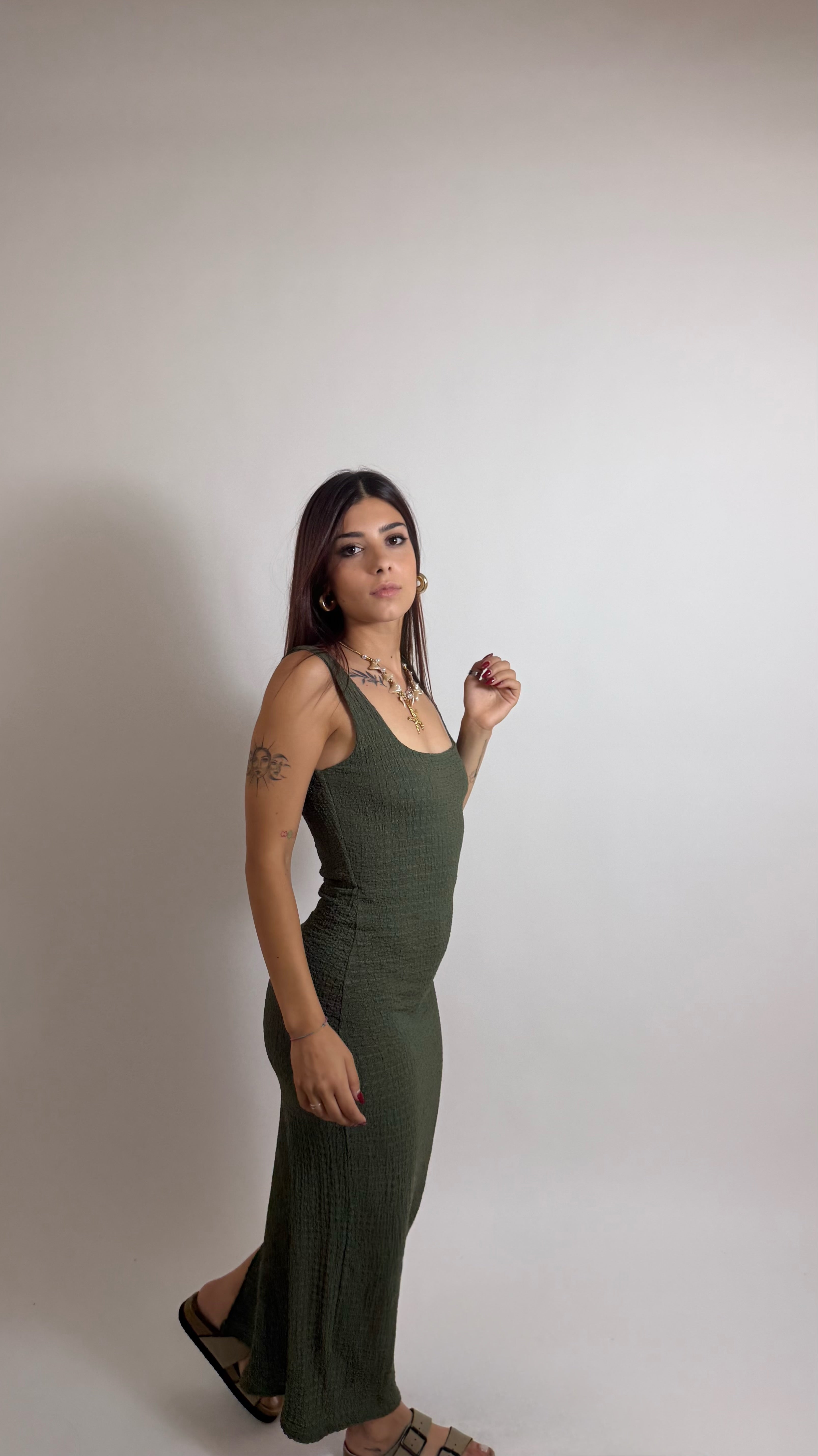Abito Pastel Verde Utility