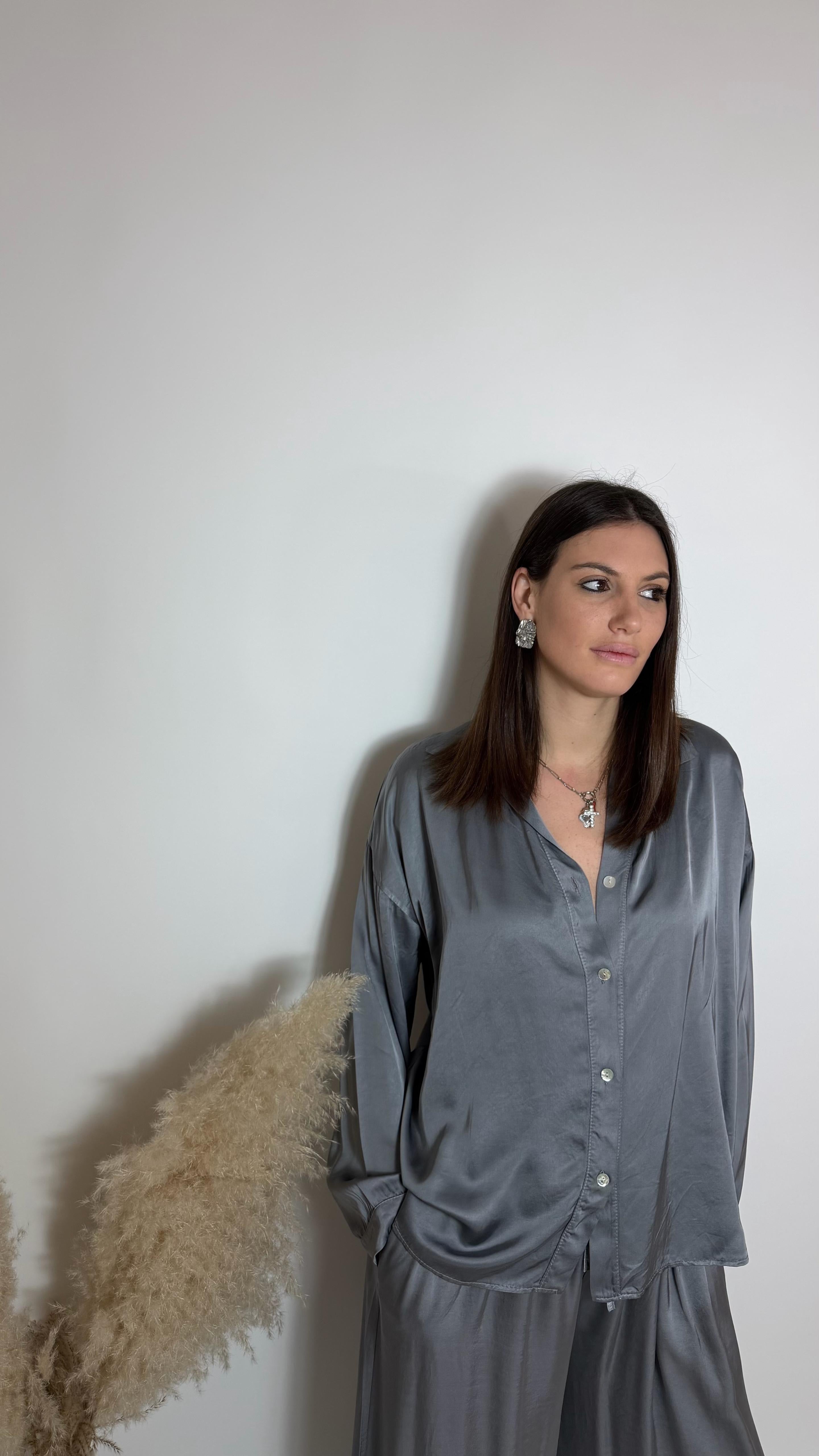 Mix & Match Set - Raso Di Viscosa - Piombo