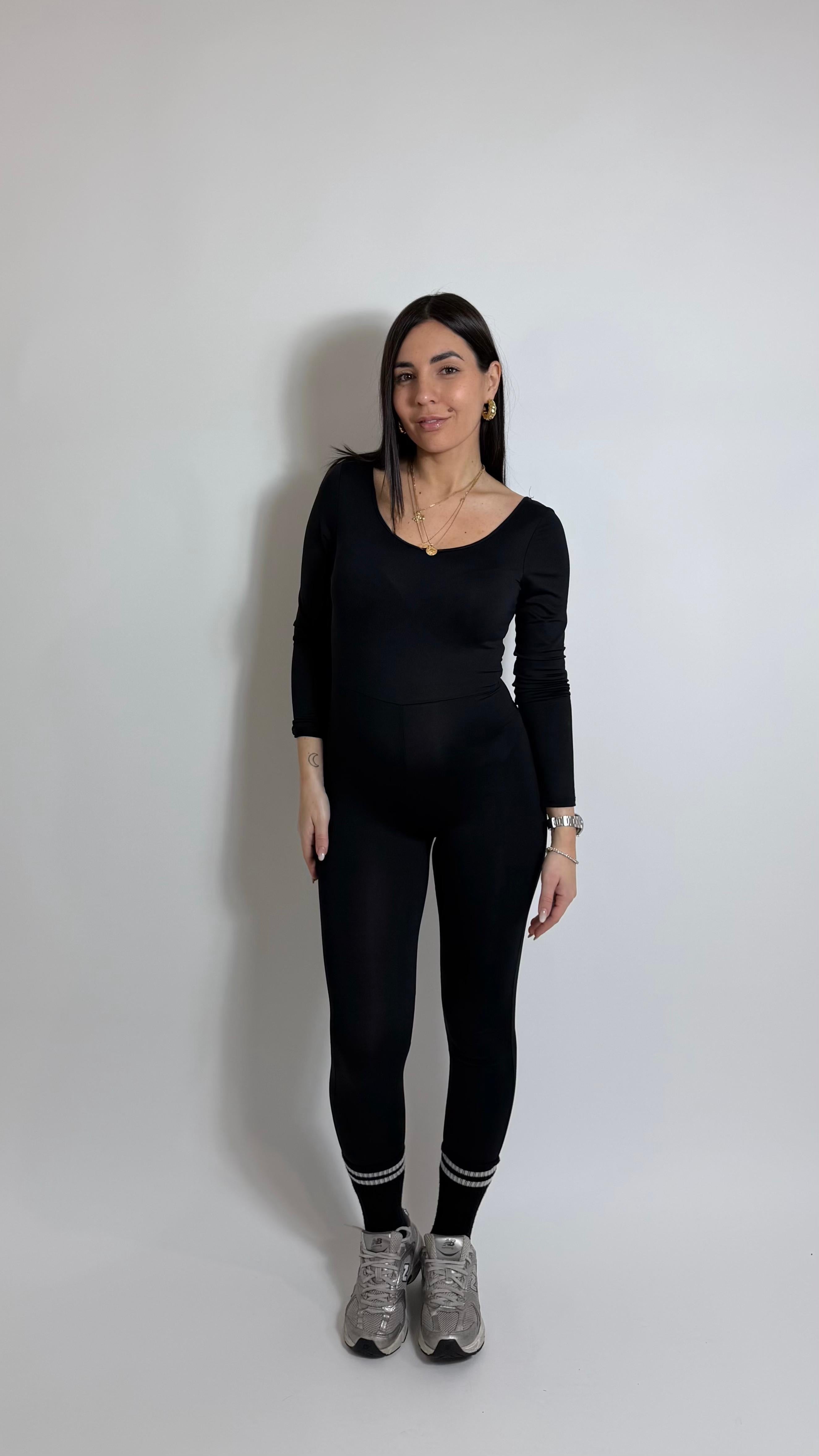 Jumpsuit Second Skin - Sigaretta / Nera
