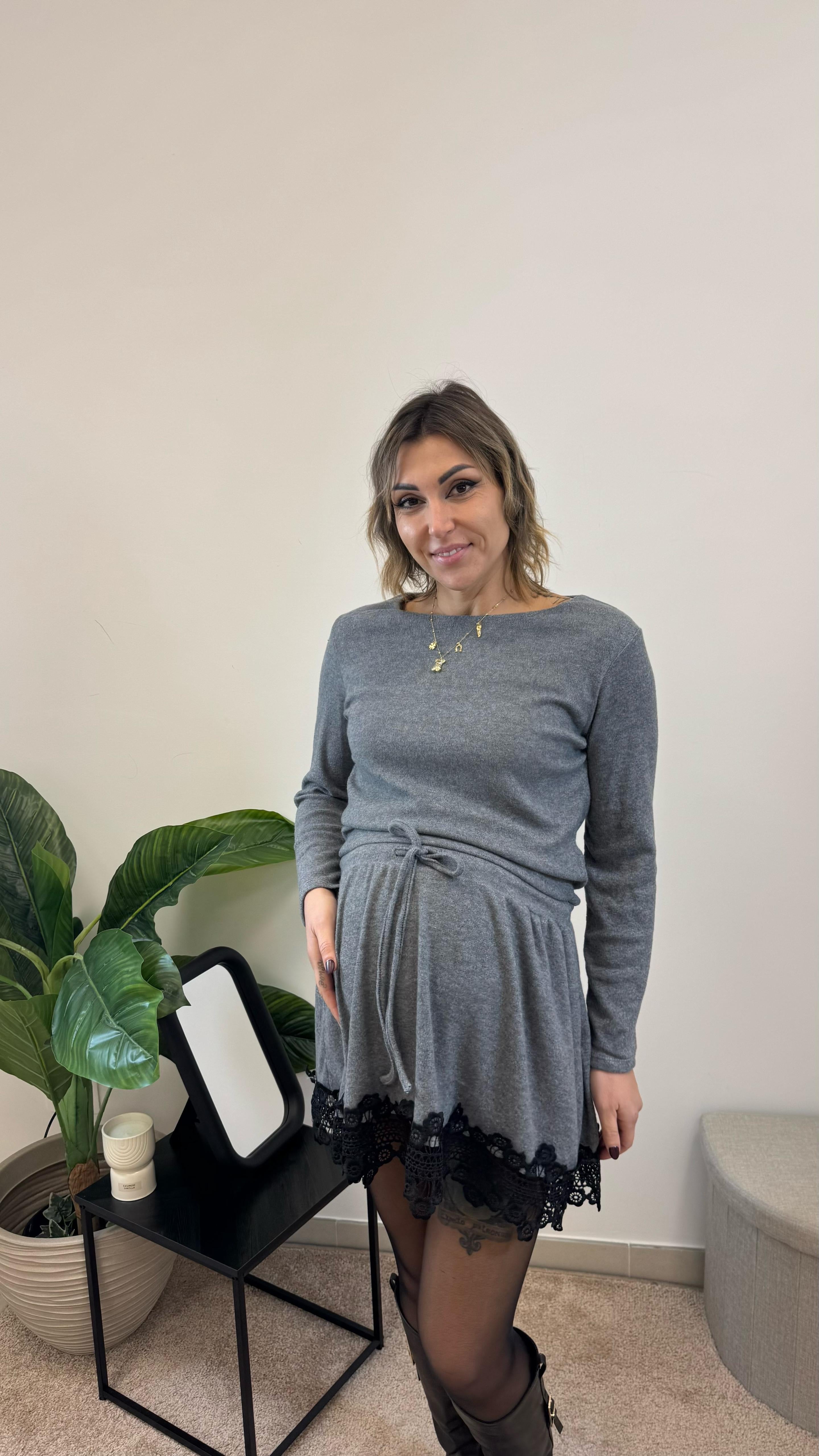 Collant 40 Den “MomToBeApproved” Black