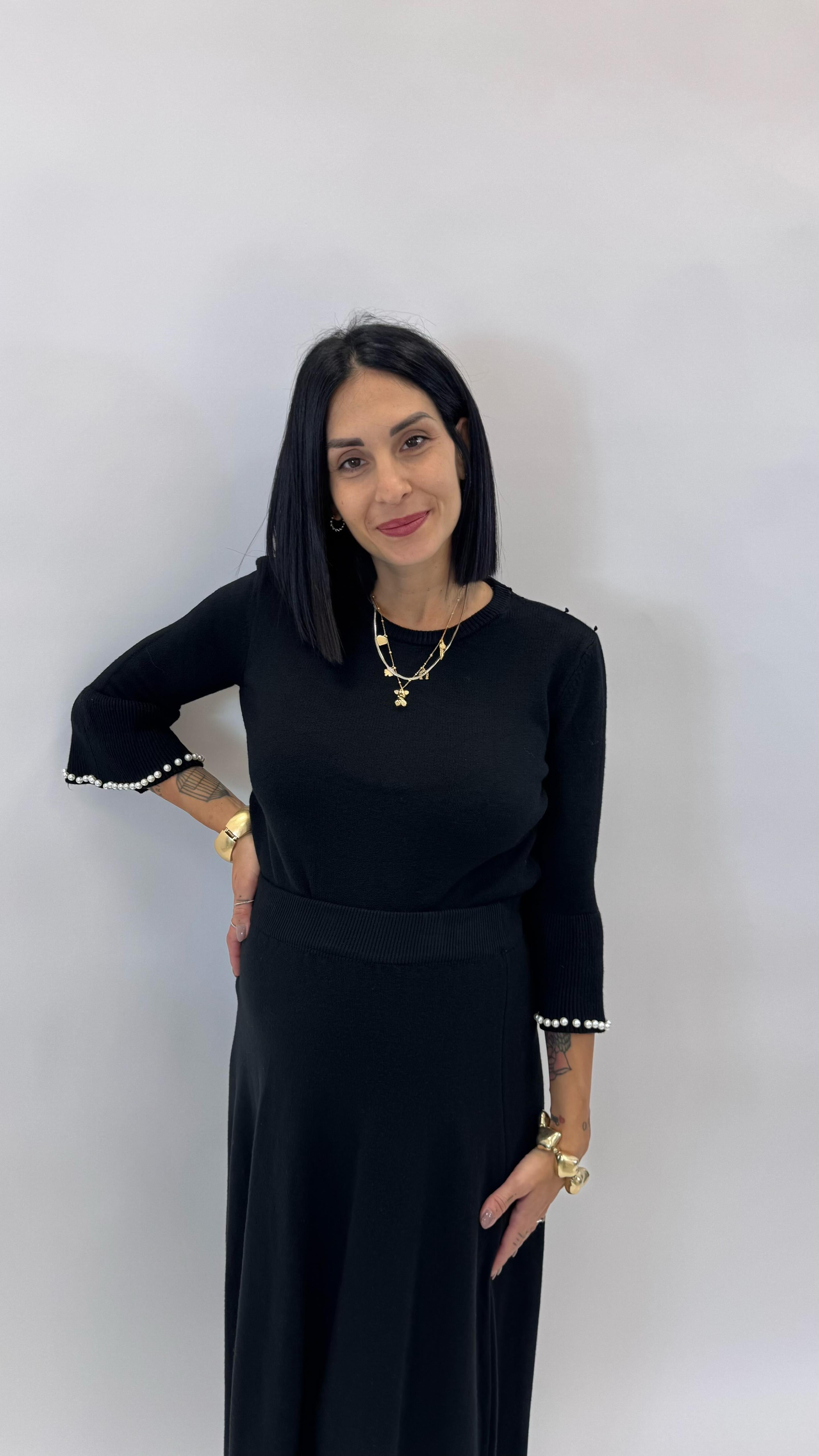 Pull Rasato Manica Gala Perle