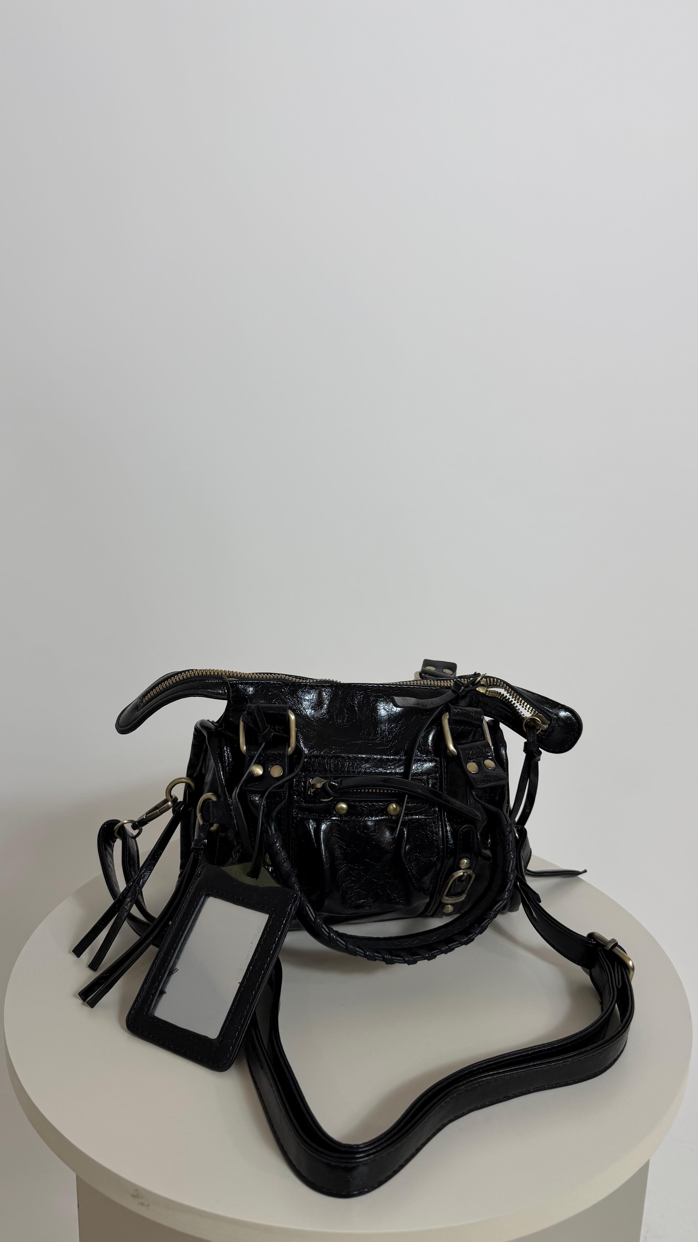 Mini Citybag inspo B. Vernice Nera