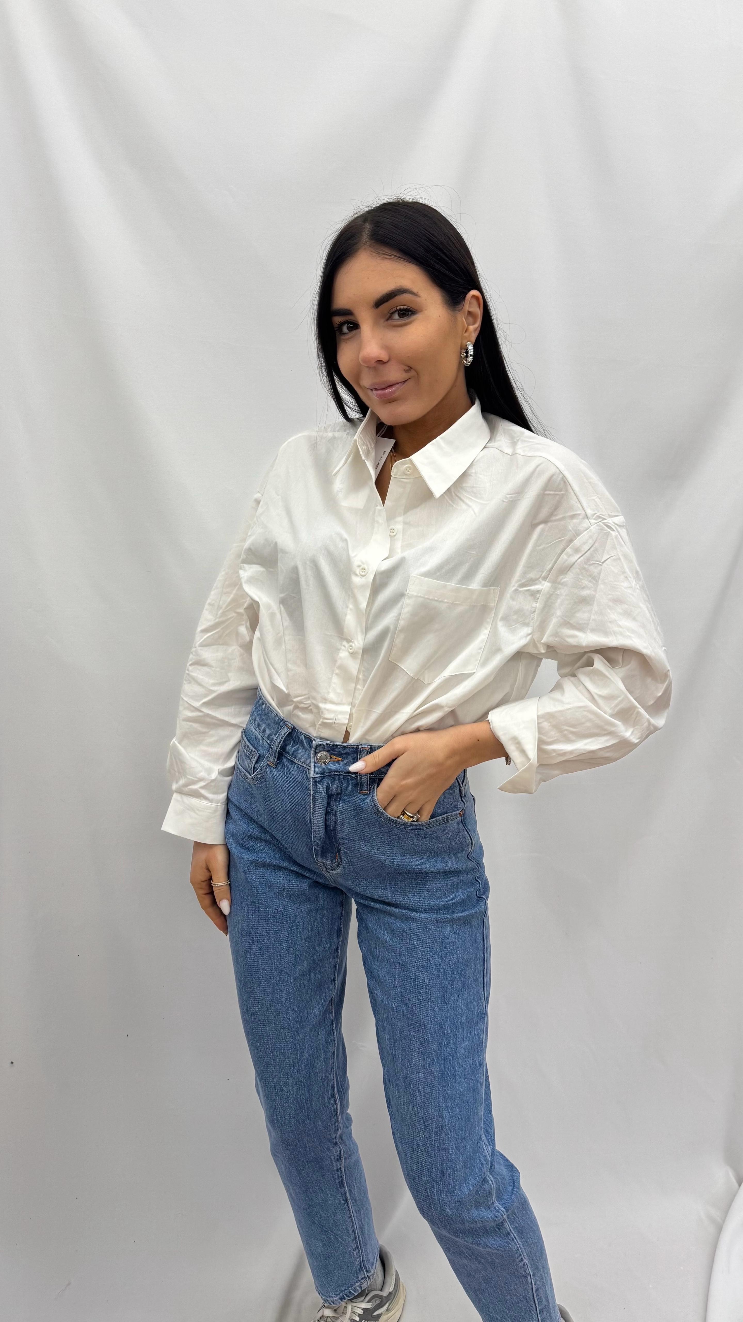 Camicia Cotone Oversize