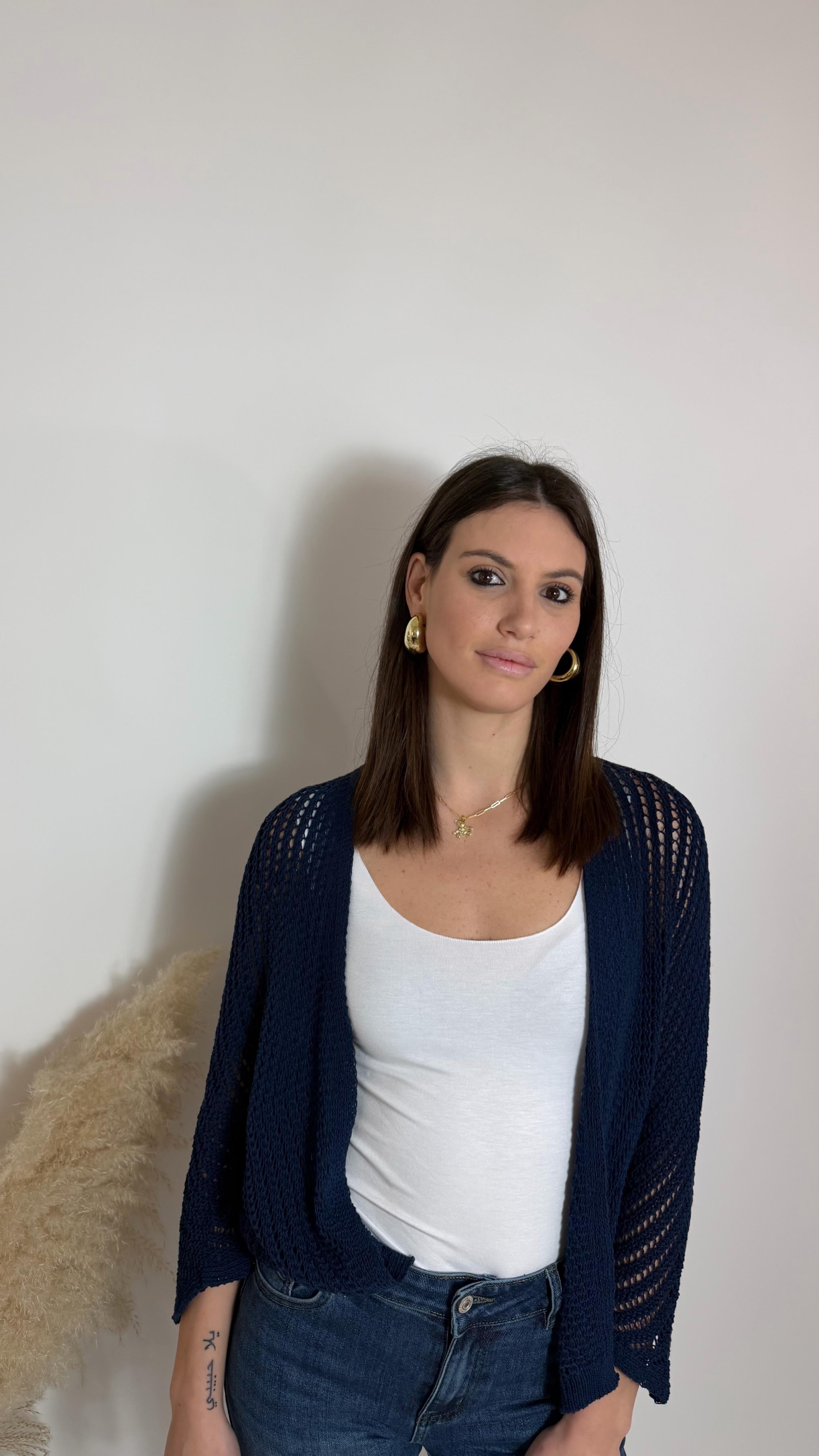 Canotta Basic Cucitura Laser Bianca