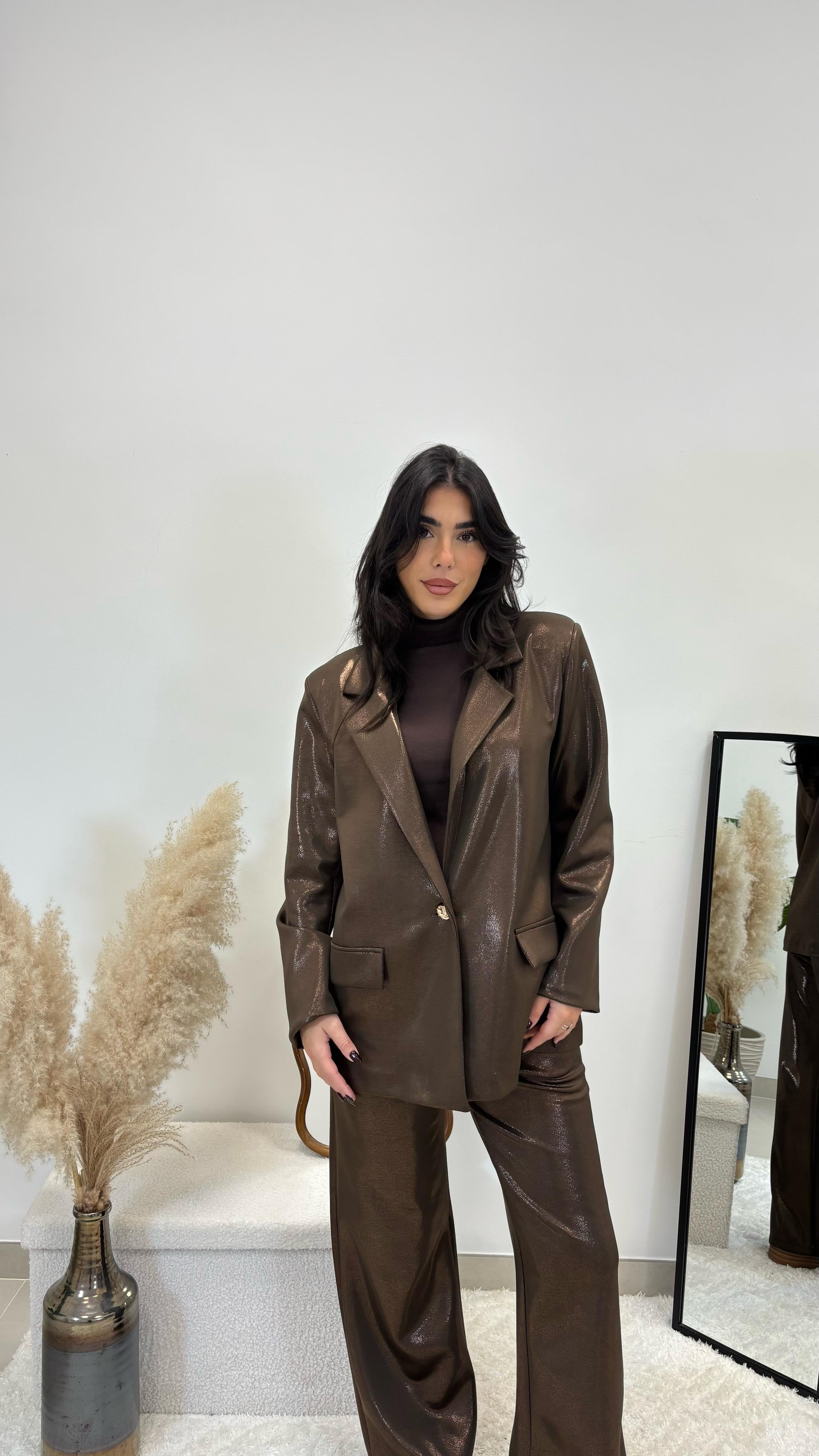 Tailleur Spalmato Brown