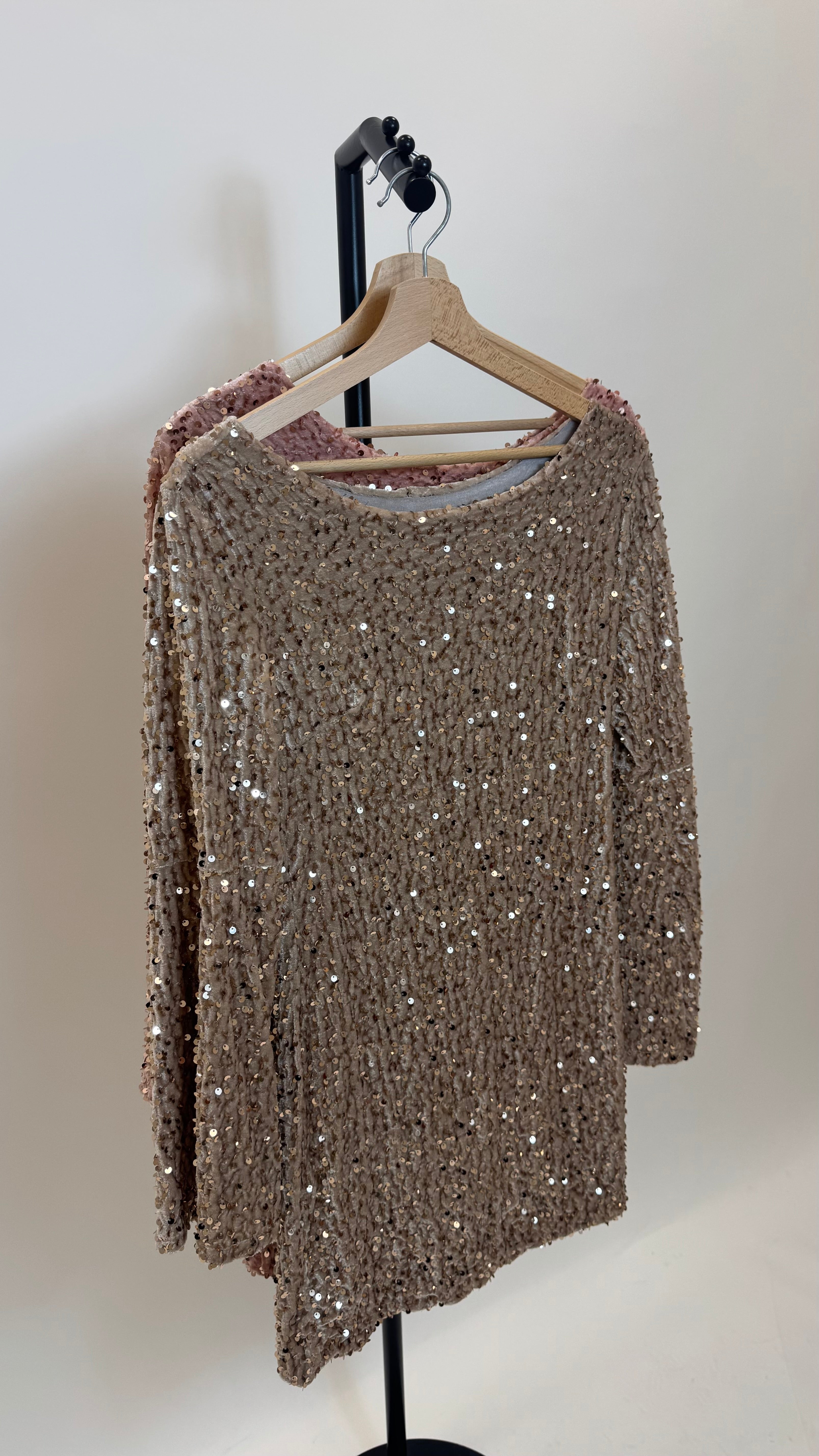 Abito Velvet Paillettes
