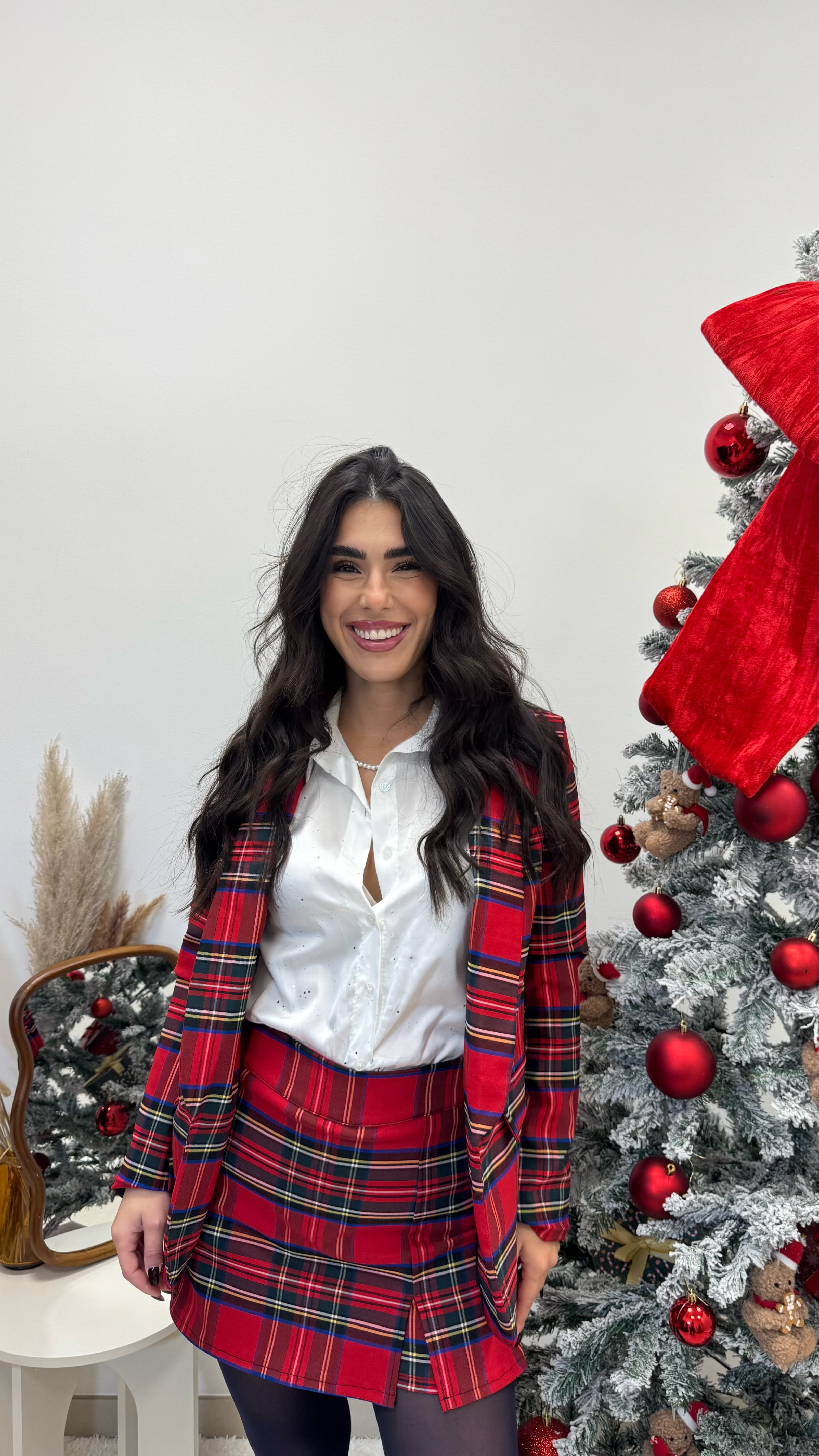 🥂Camicia Shine Effetto Raso Bianca