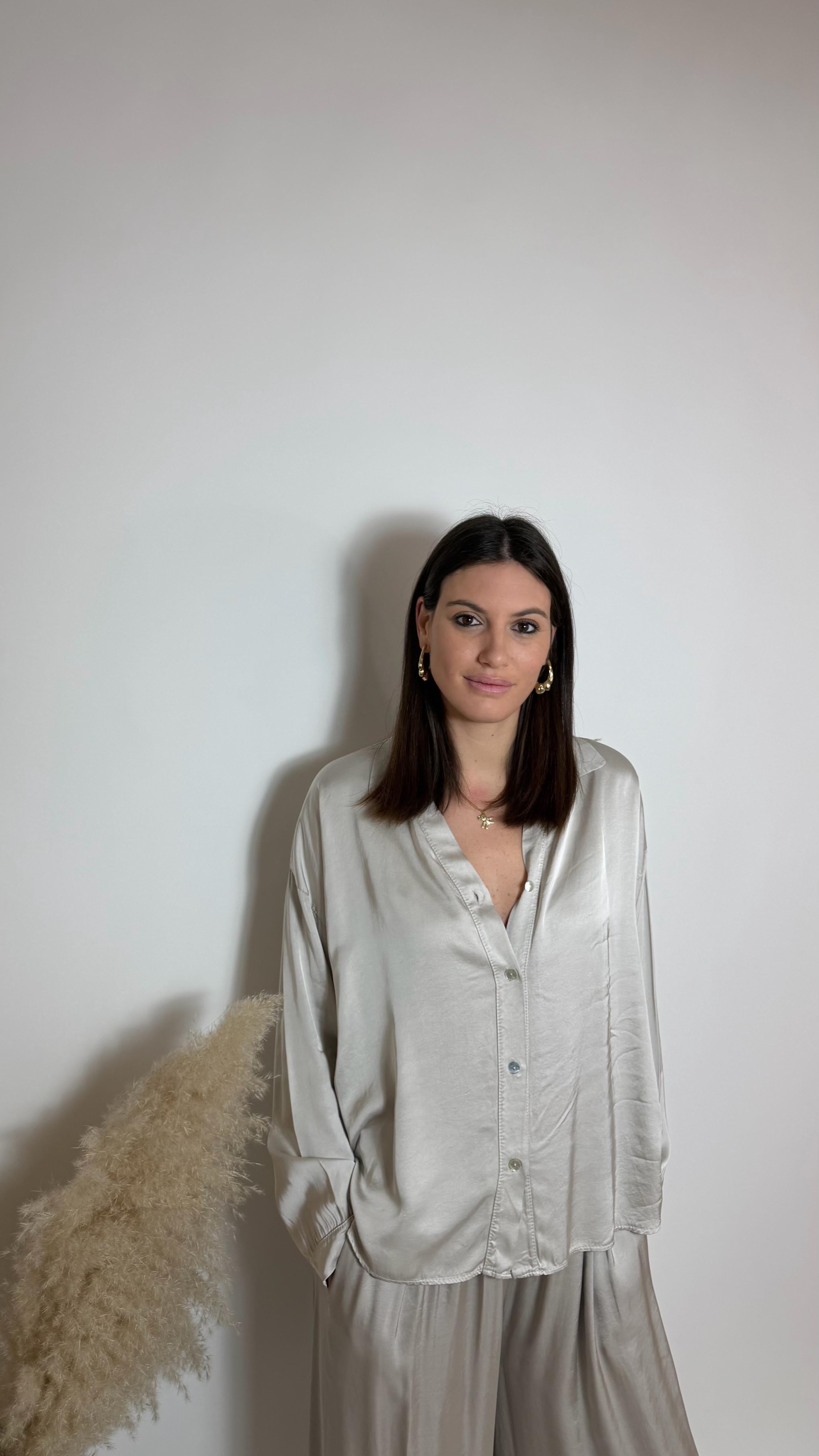 Mix & Match Set - Raso Di Viscosa - Sabbia