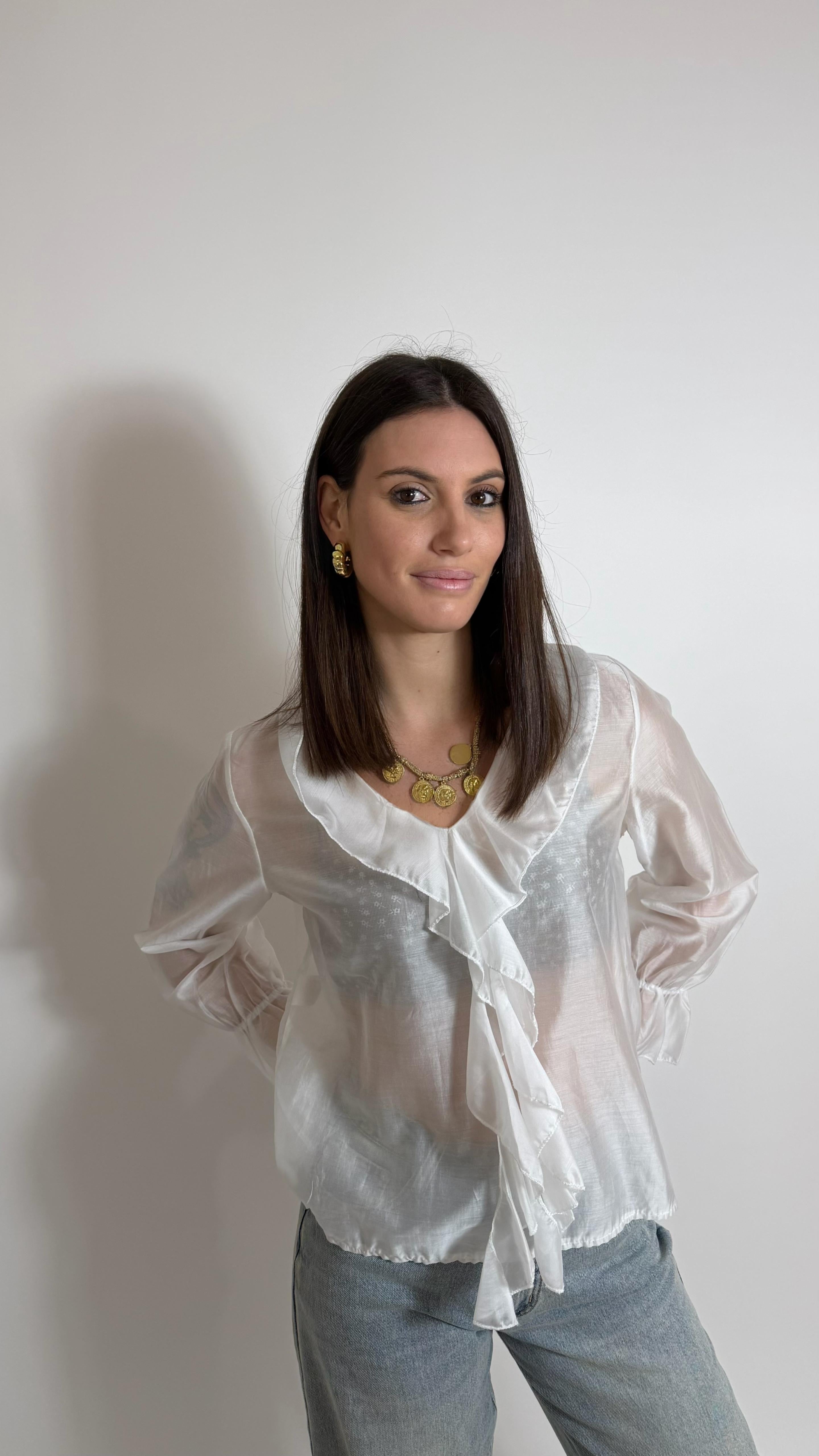 Blusa Voulant Bianca